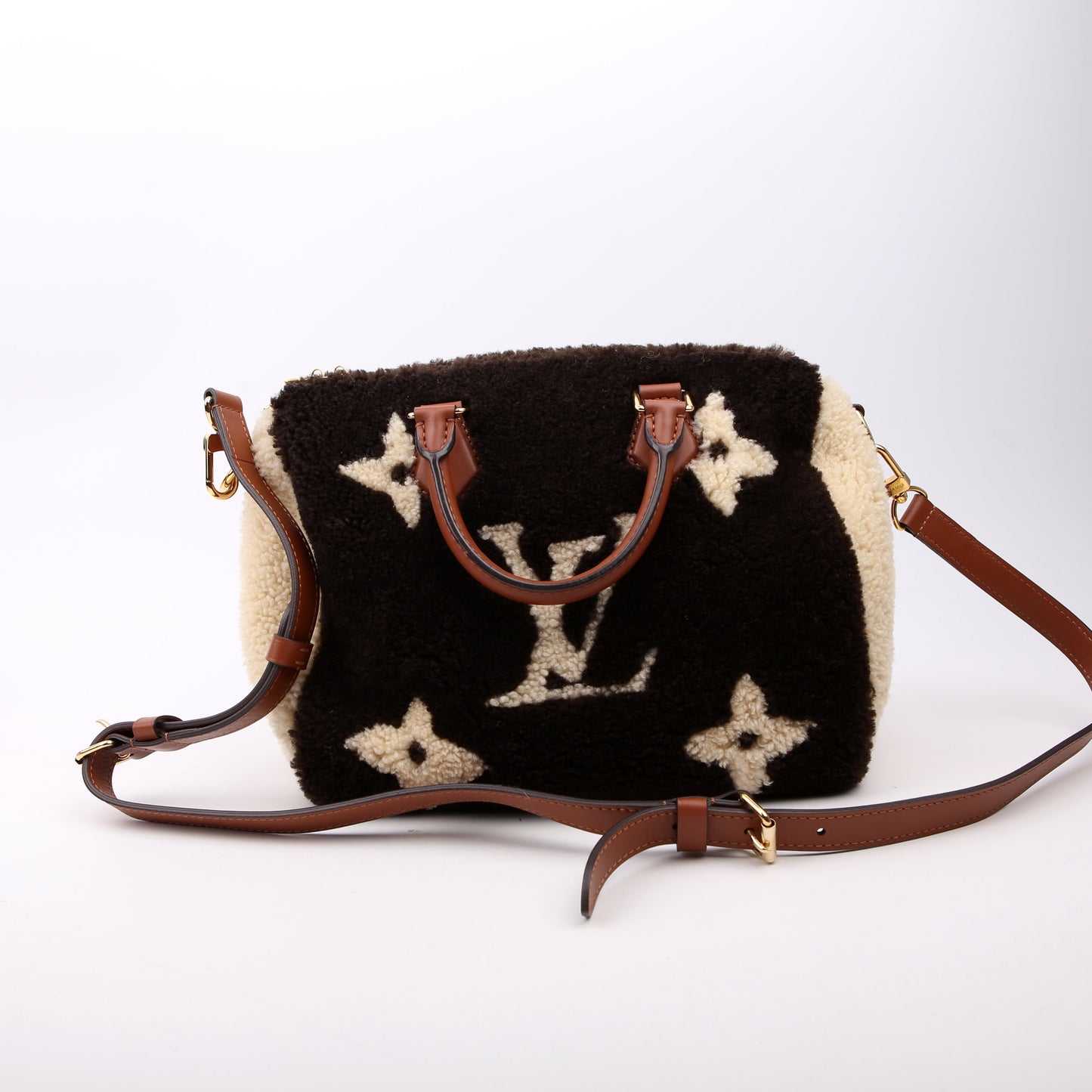 Speedy 25 Bandouliere Teddy Shearling
