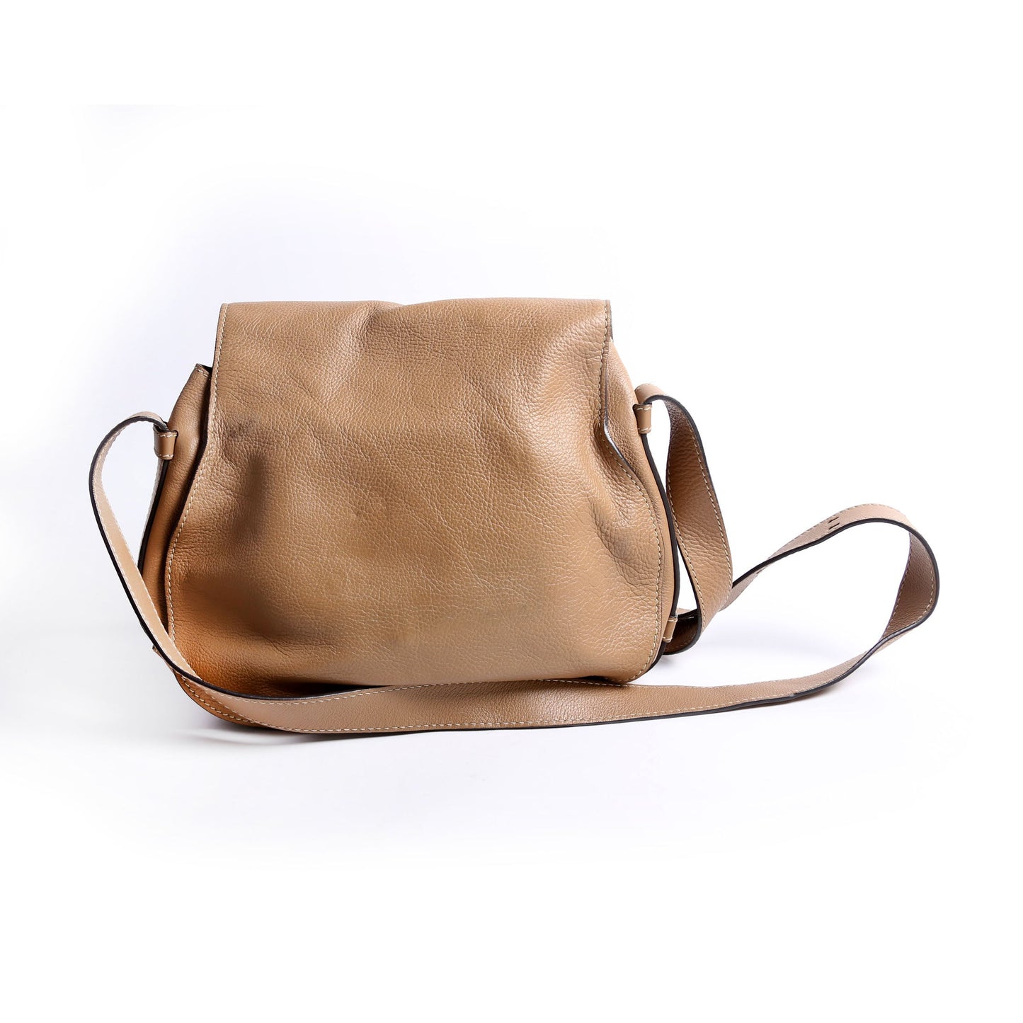 Marcie Saddle Bag Crossbody Medium Tan