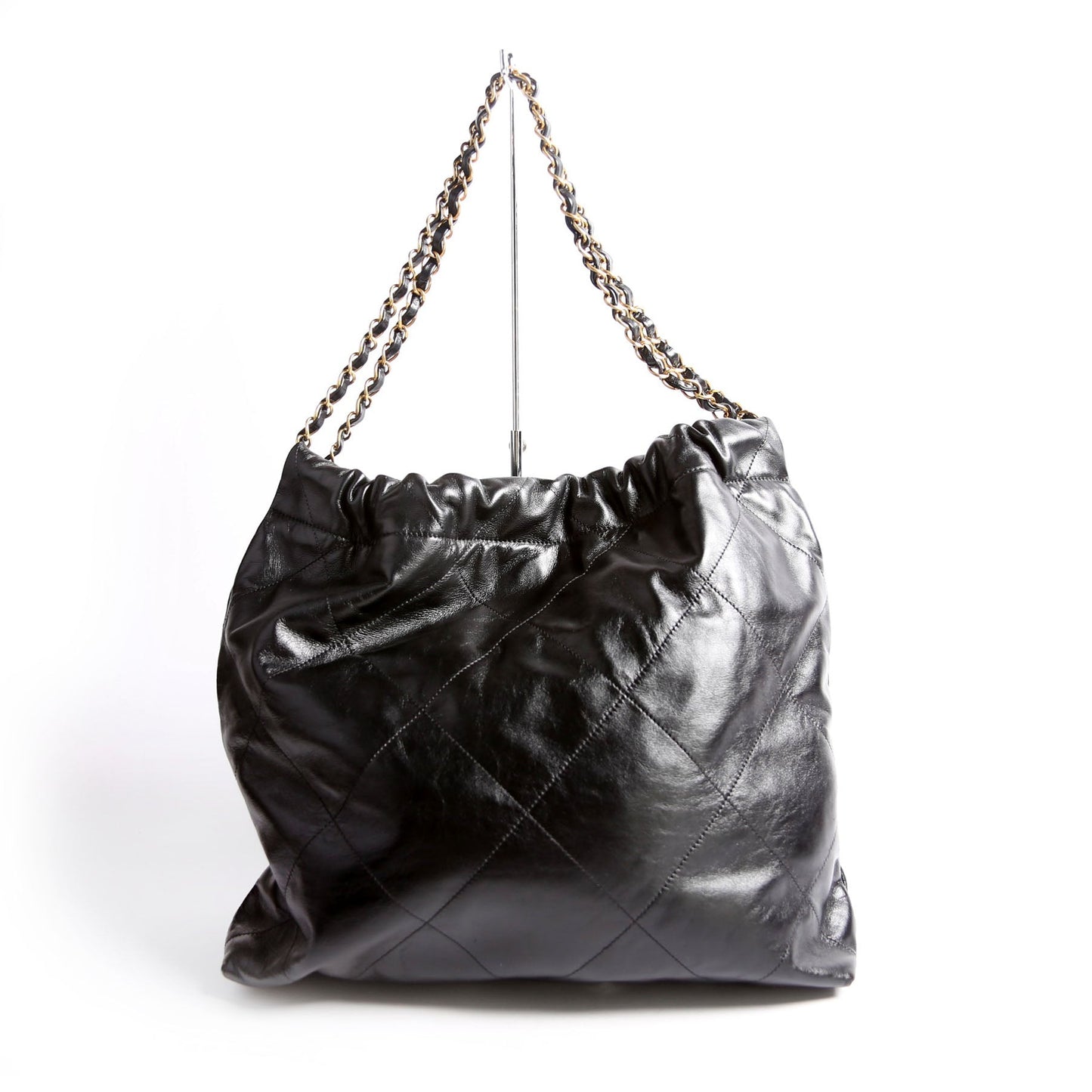 Chanel 22 Quilted Medium Hobo RFID Black