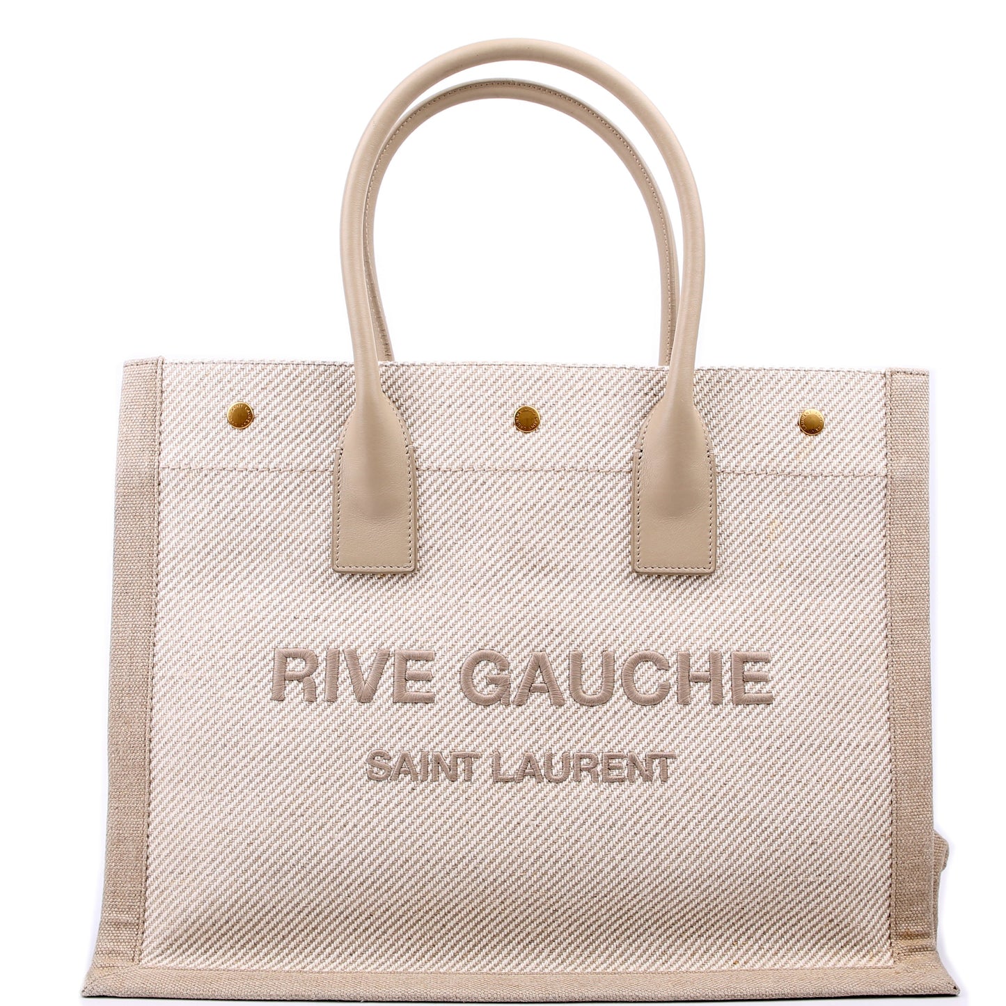 Rive Gauche Tote Bag Small Beige