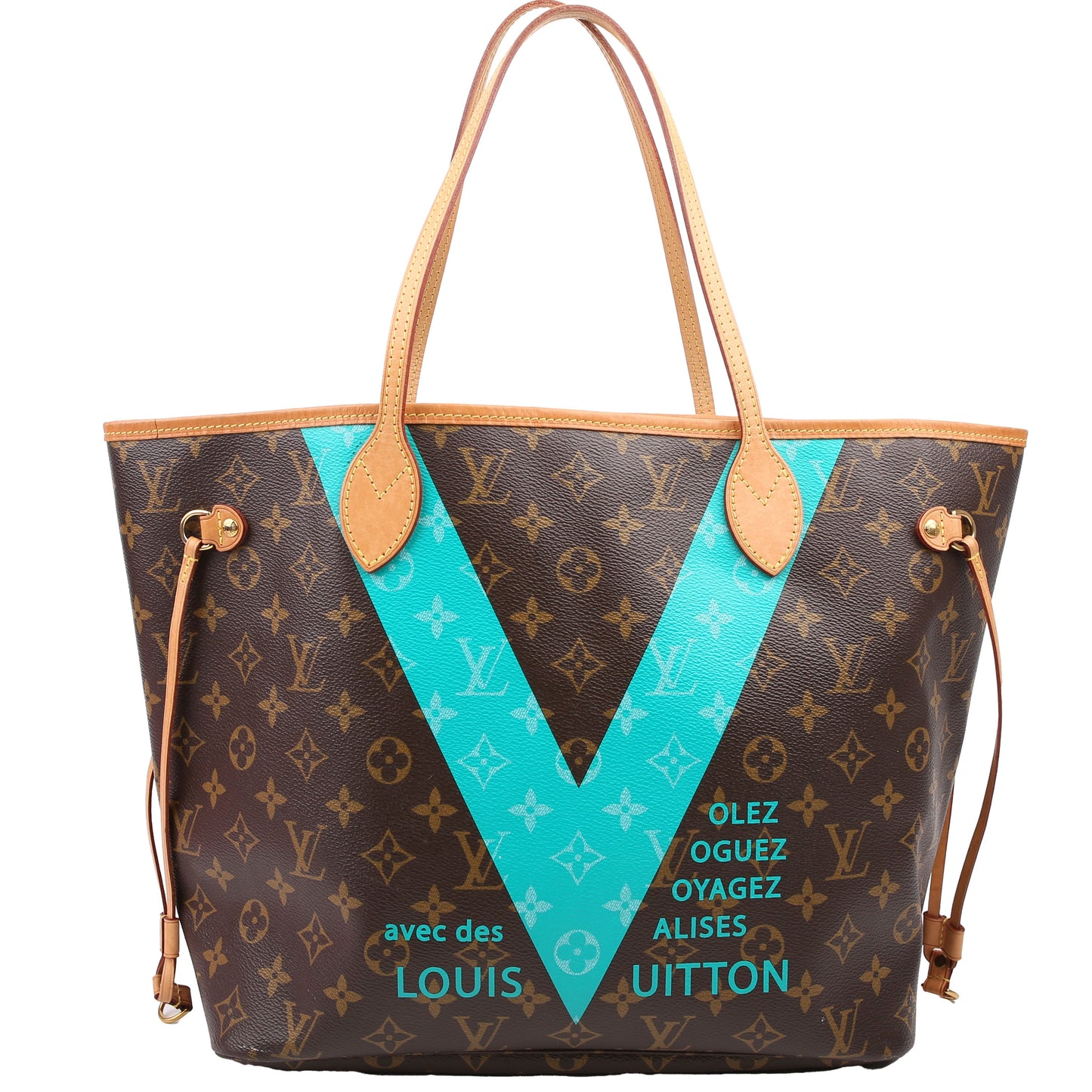 Neverfull MM Monogram V Blue