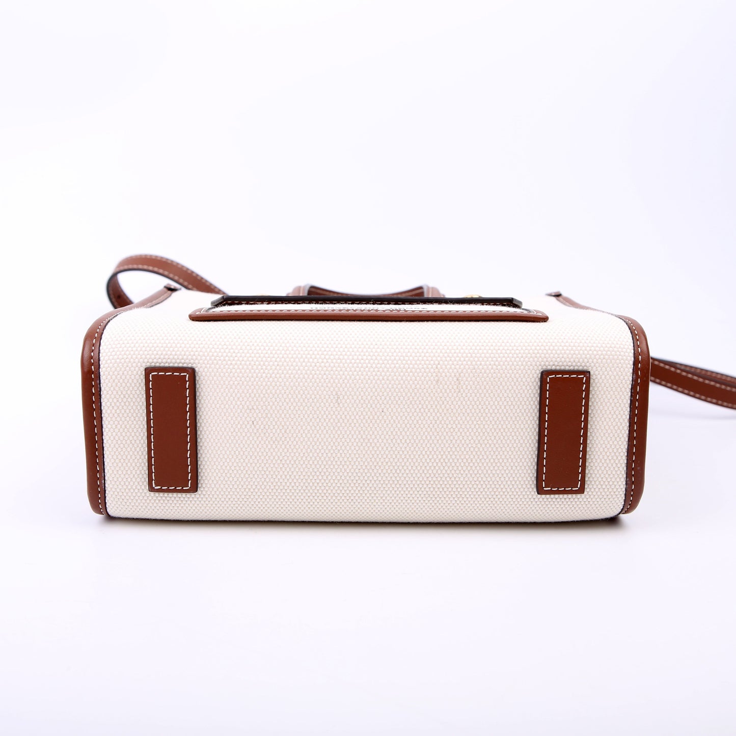 Freya Canvas Mini Tote Beige/Brown