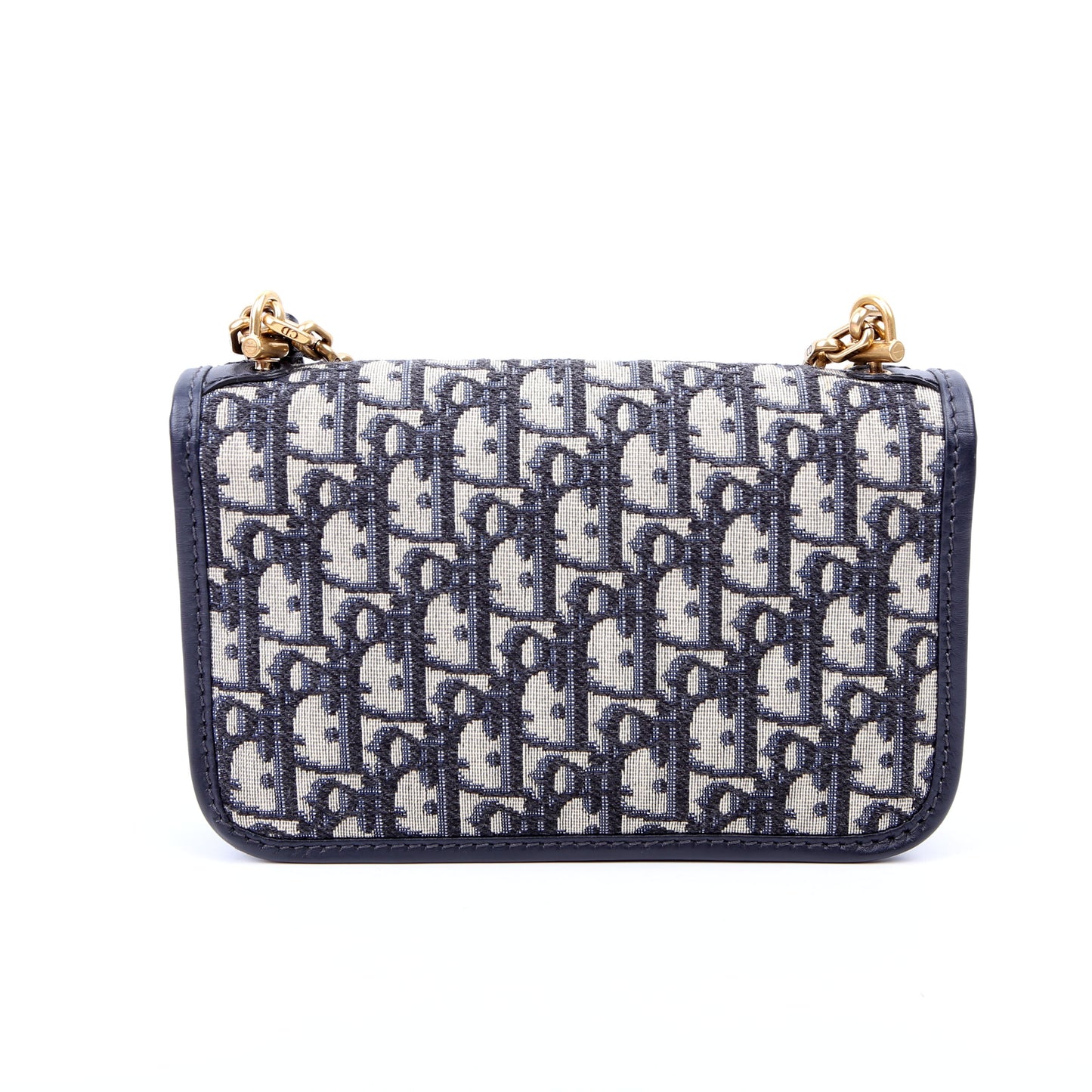 Dioraddict Wallet On Chain Oblique Blue