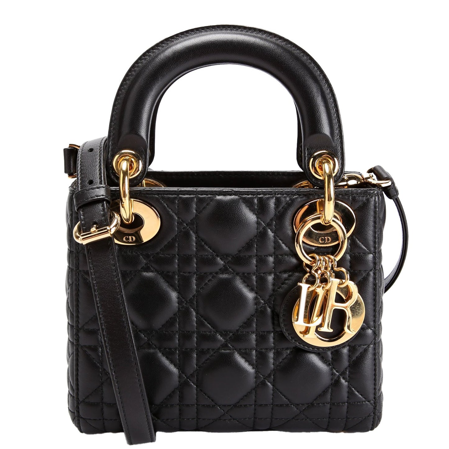 Lady Dior Mini Lambskin Black