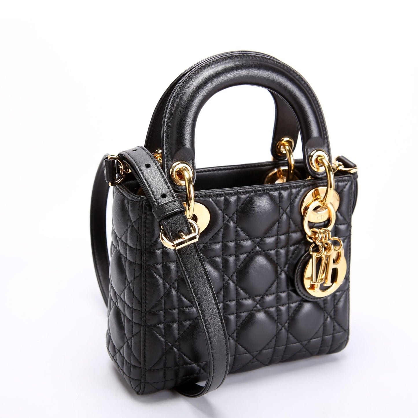 Lady Dior Mini Lambskin Black