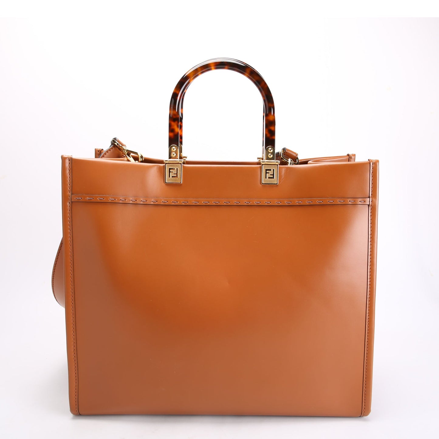 8BH386 Sunshine Shopper Medium Leather Brown