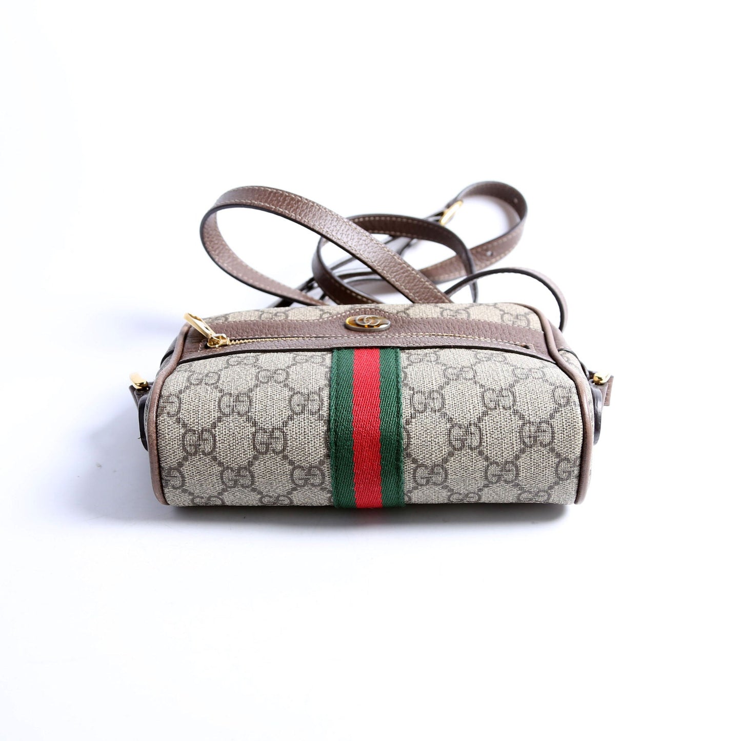 517350 GG Supreme Mini Ophidia Brown