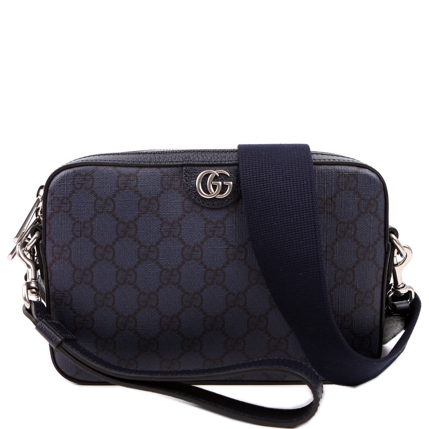 699439 GG Supreme Ophidia Wristlet Crossbody Blue