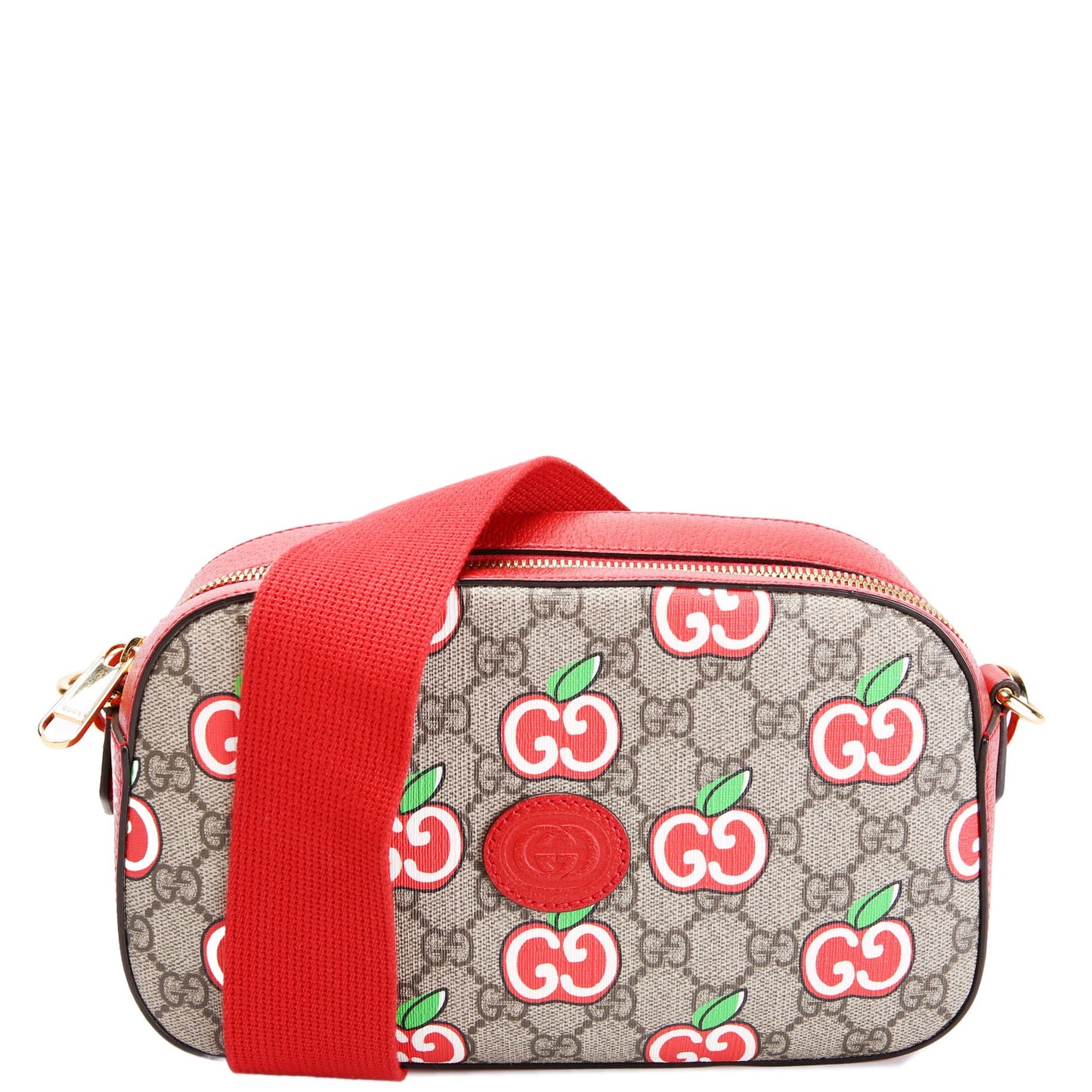 574886 GG Apple Shoulder Bag Red