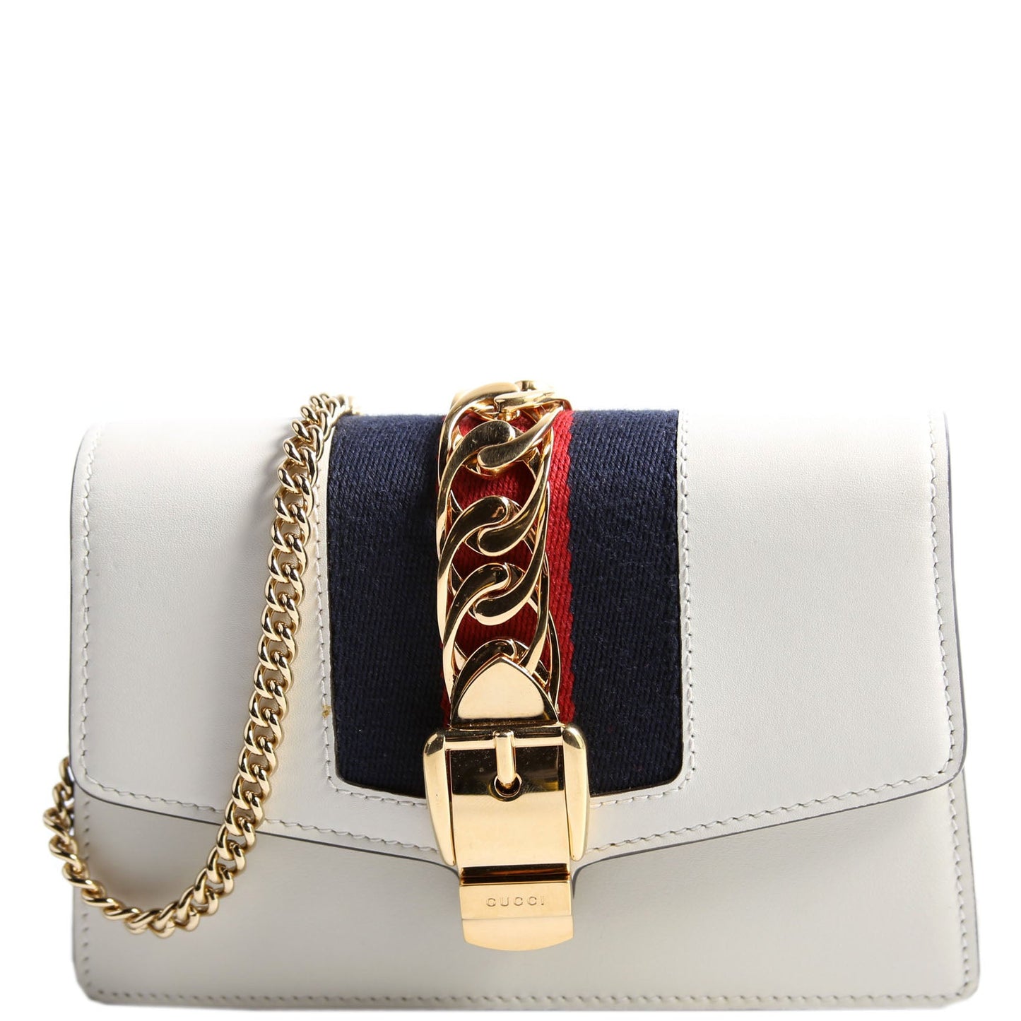 494646 Sylvie Chain Super Mini White