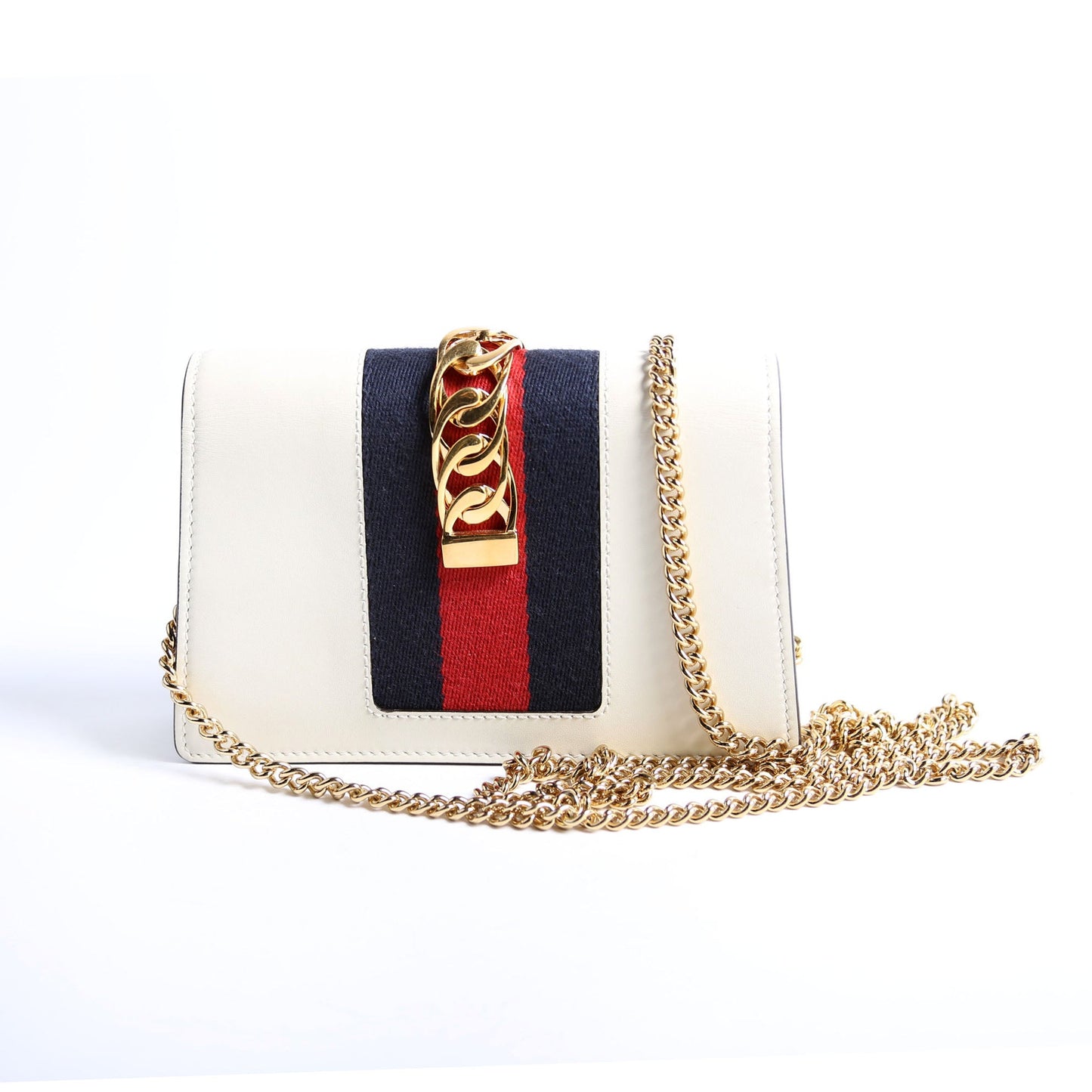 494646 Sylvie Chain Super Mini White