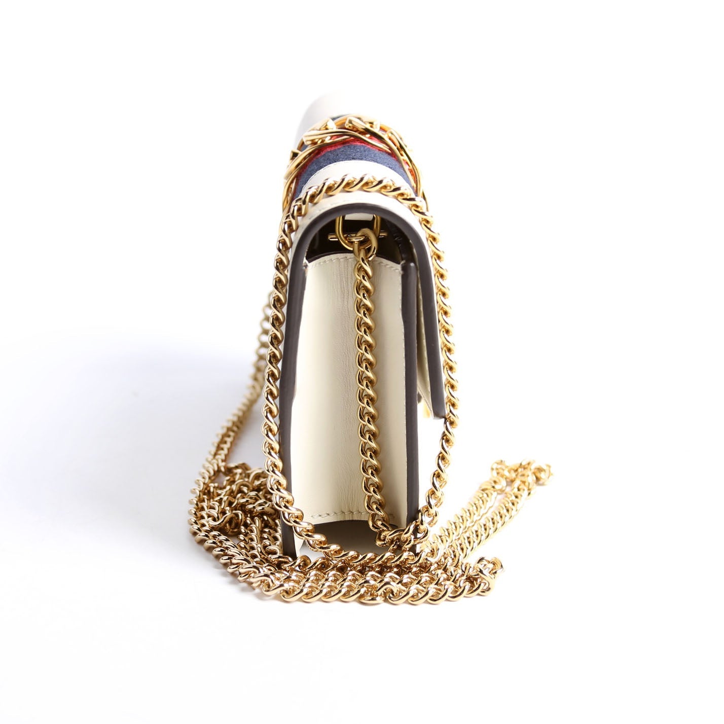 494646 Sylvie Chain Super Mini White