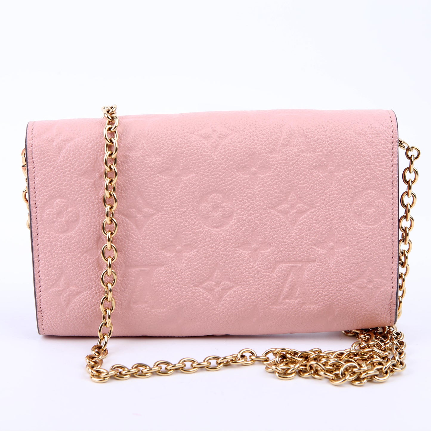 Vavin Chain Wallet Empreinte Pink