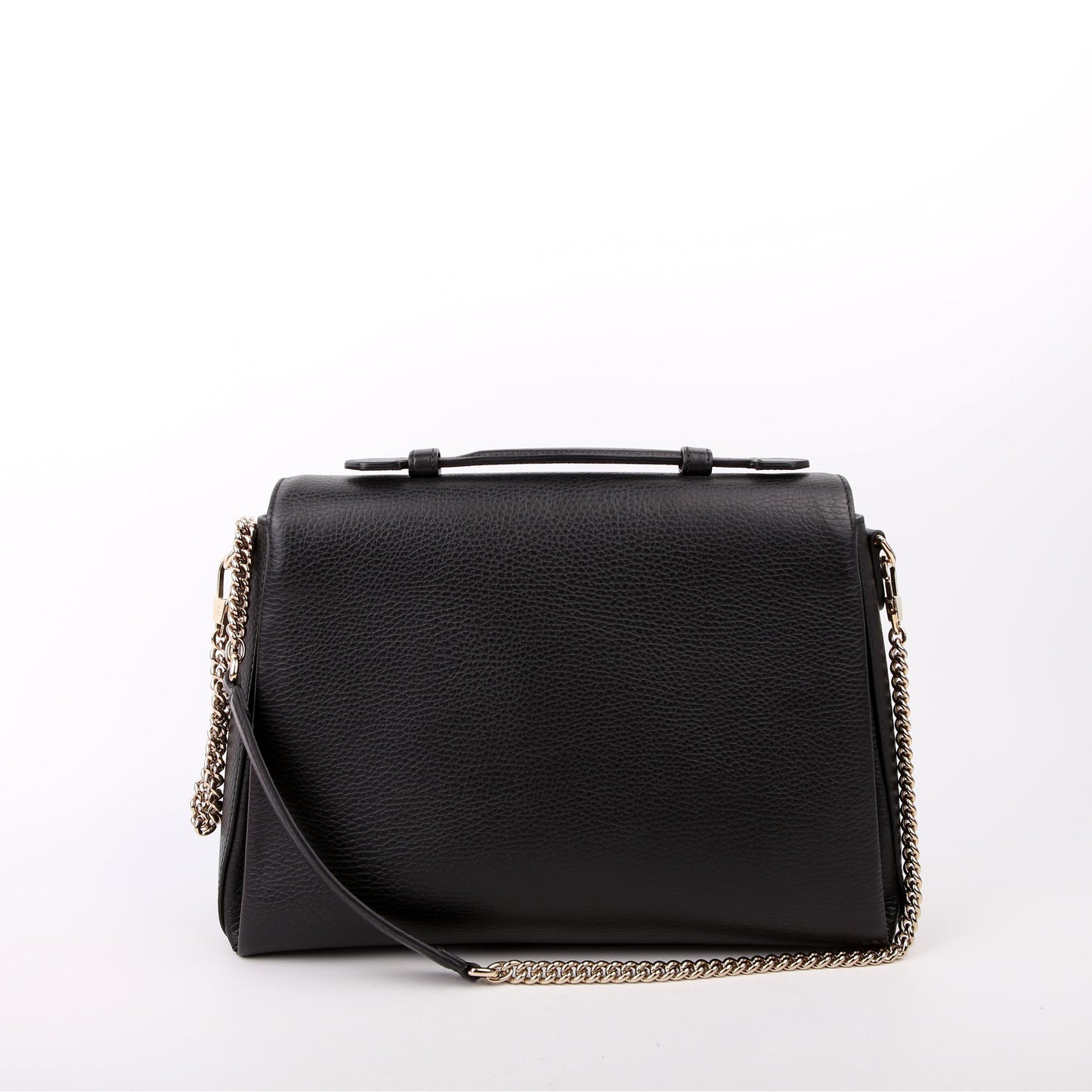 510306 Large Interlocking GG Shoulder Black