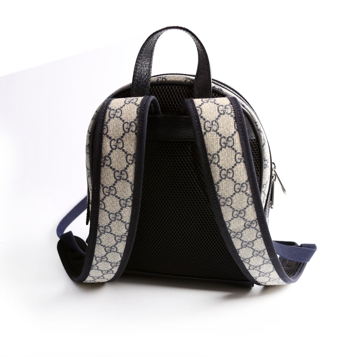 547965 GG Supreme Ophidia Backpack Navy/Beige/Red