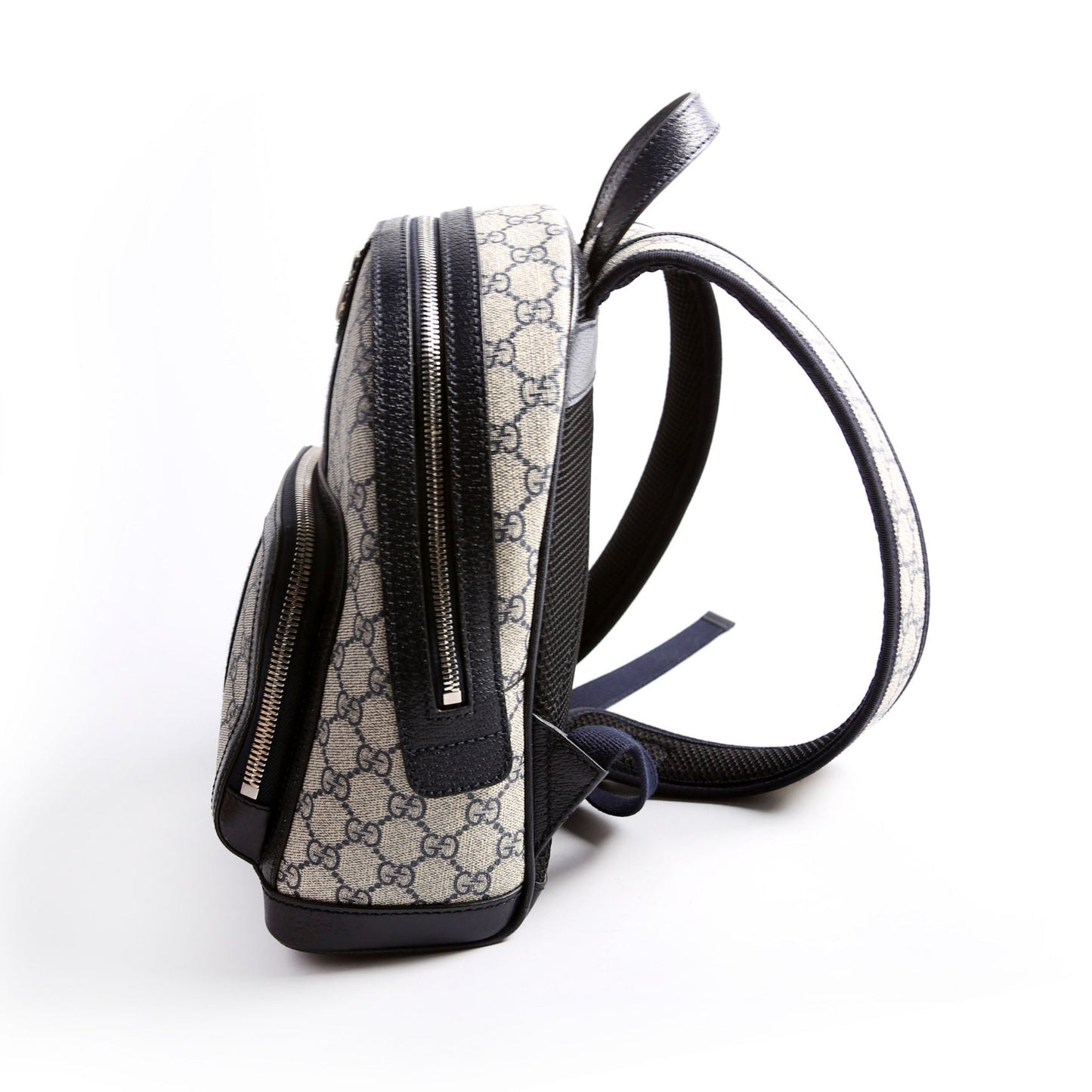 547965 GG Supreme Ophidia Backpack Navy/Beige/Red