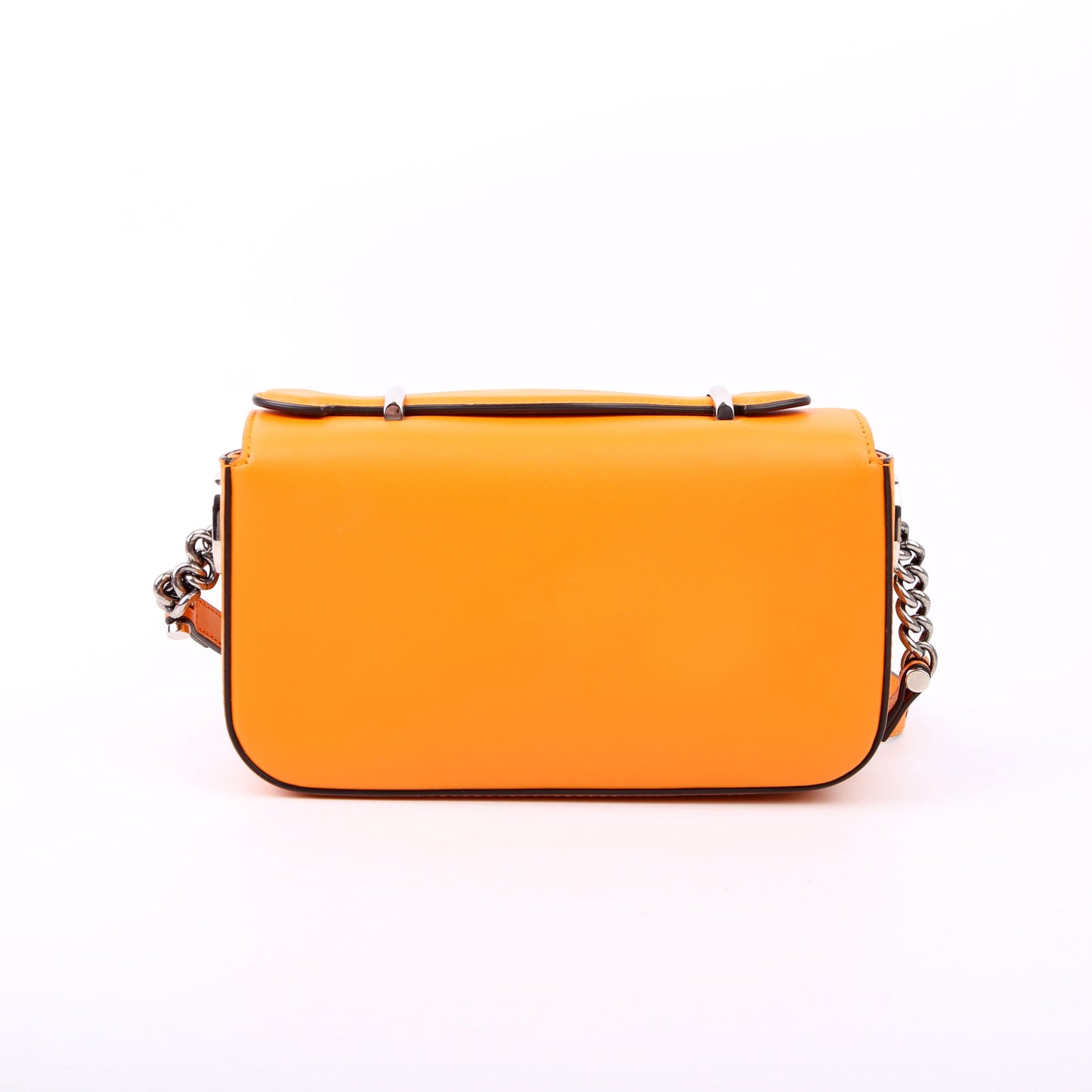 739722 GG Petite Mini Shoulder Bag Calfskin Orange
