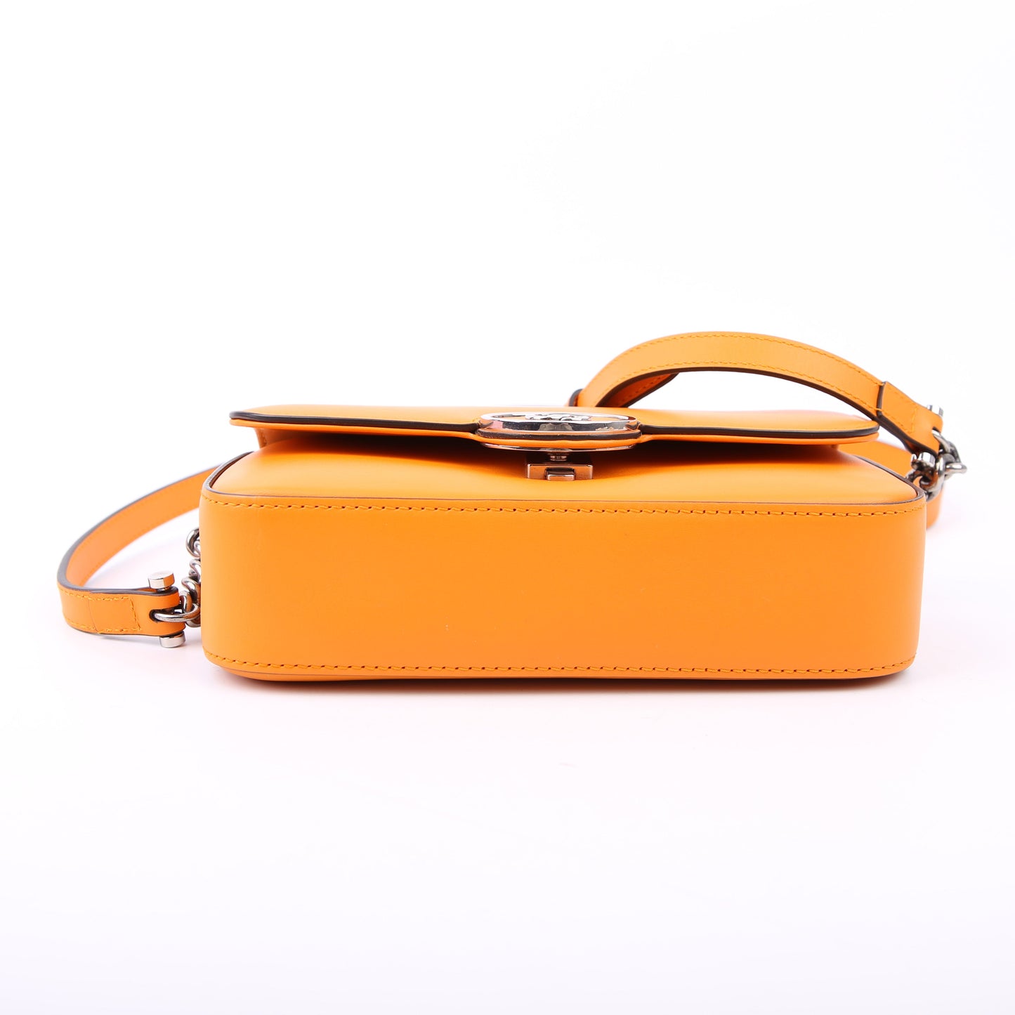 739722 GG Petite Mini Shoulder Bag Calfskin Orange