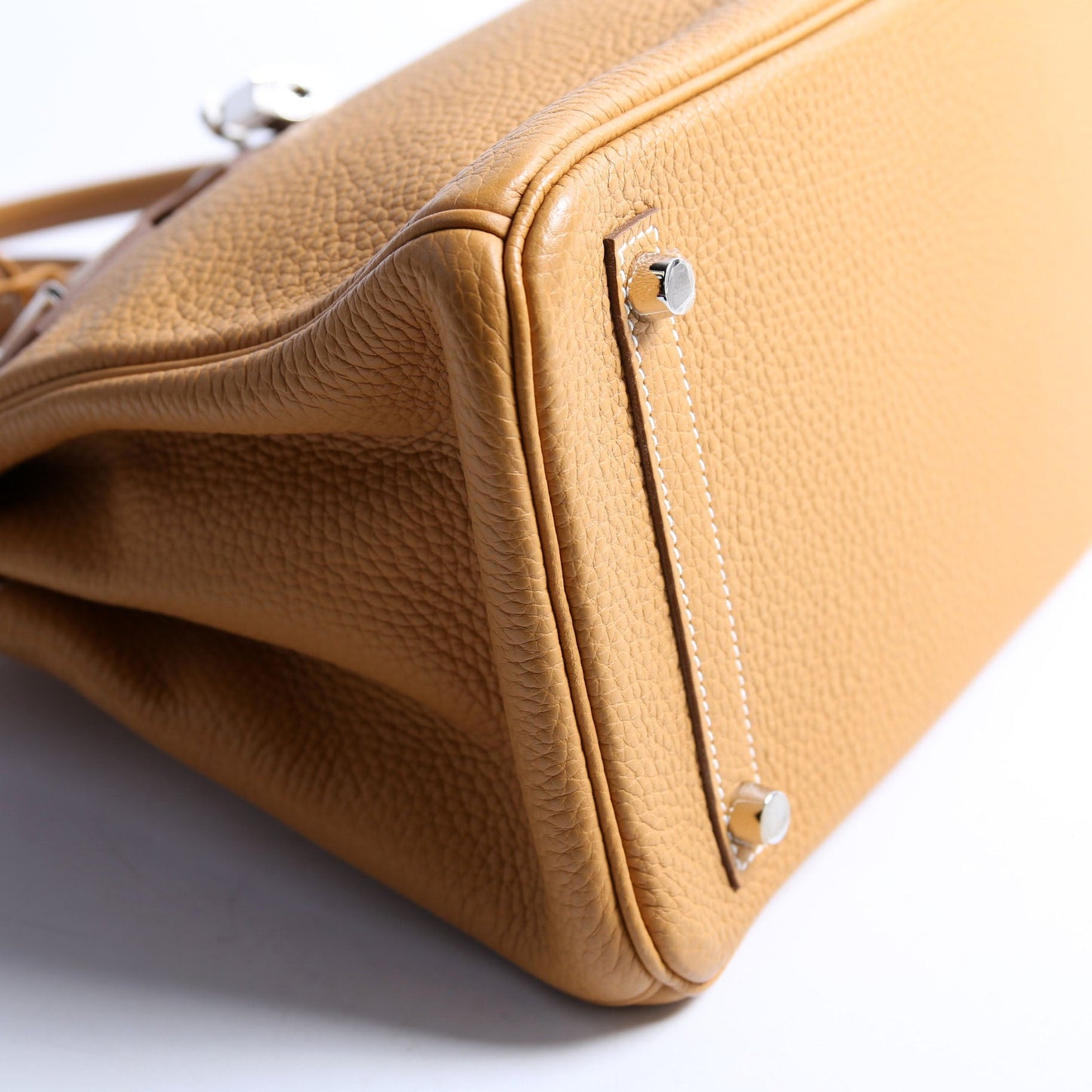 Taurillon Clemence Birkin 30 Natural Sable/Silver