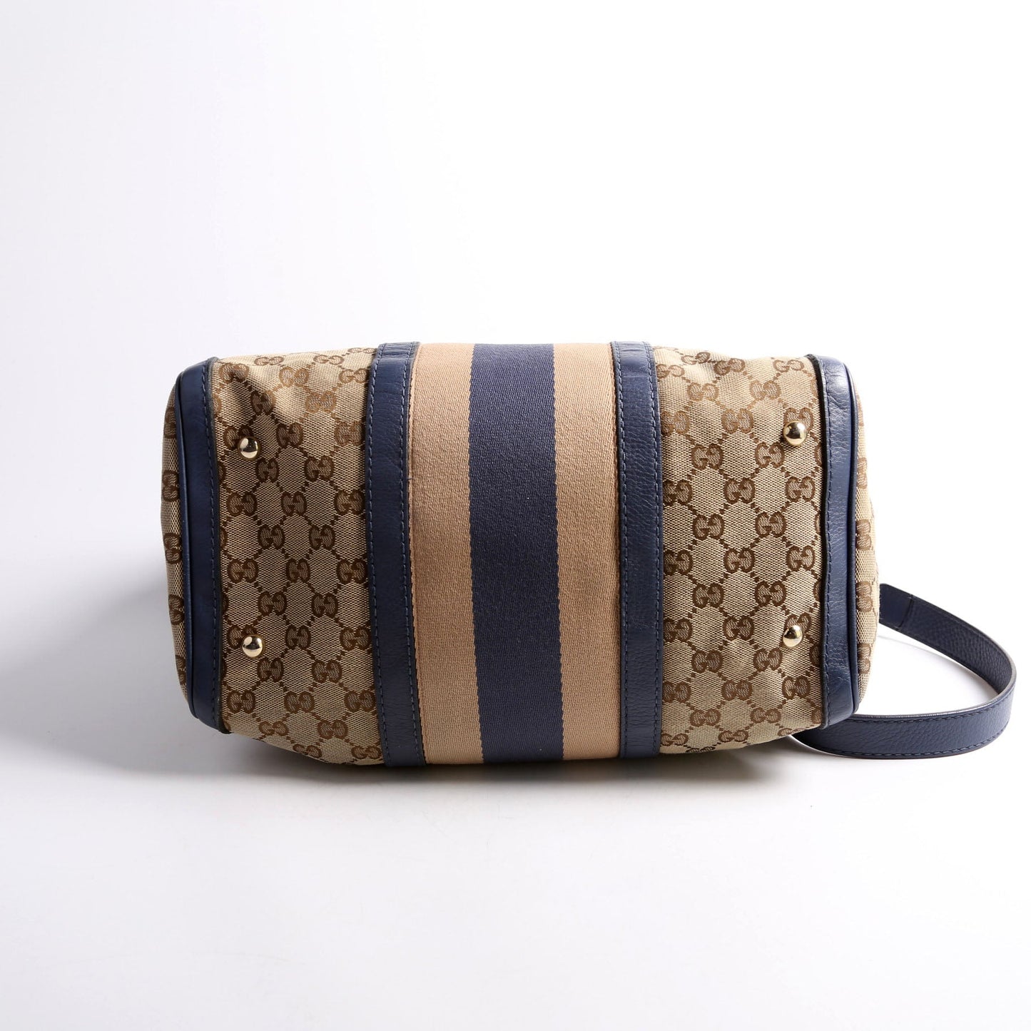 247205 GG Canvas Small Boston Blue