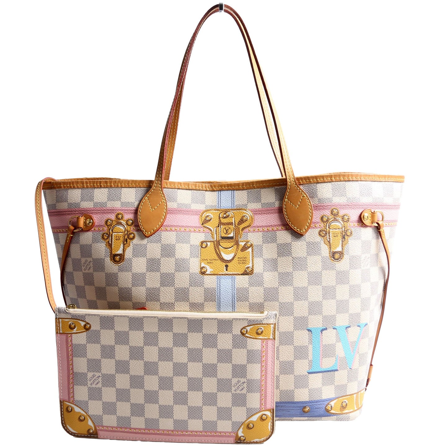 Neverfull MM With Wallet Summer Trunks Azur