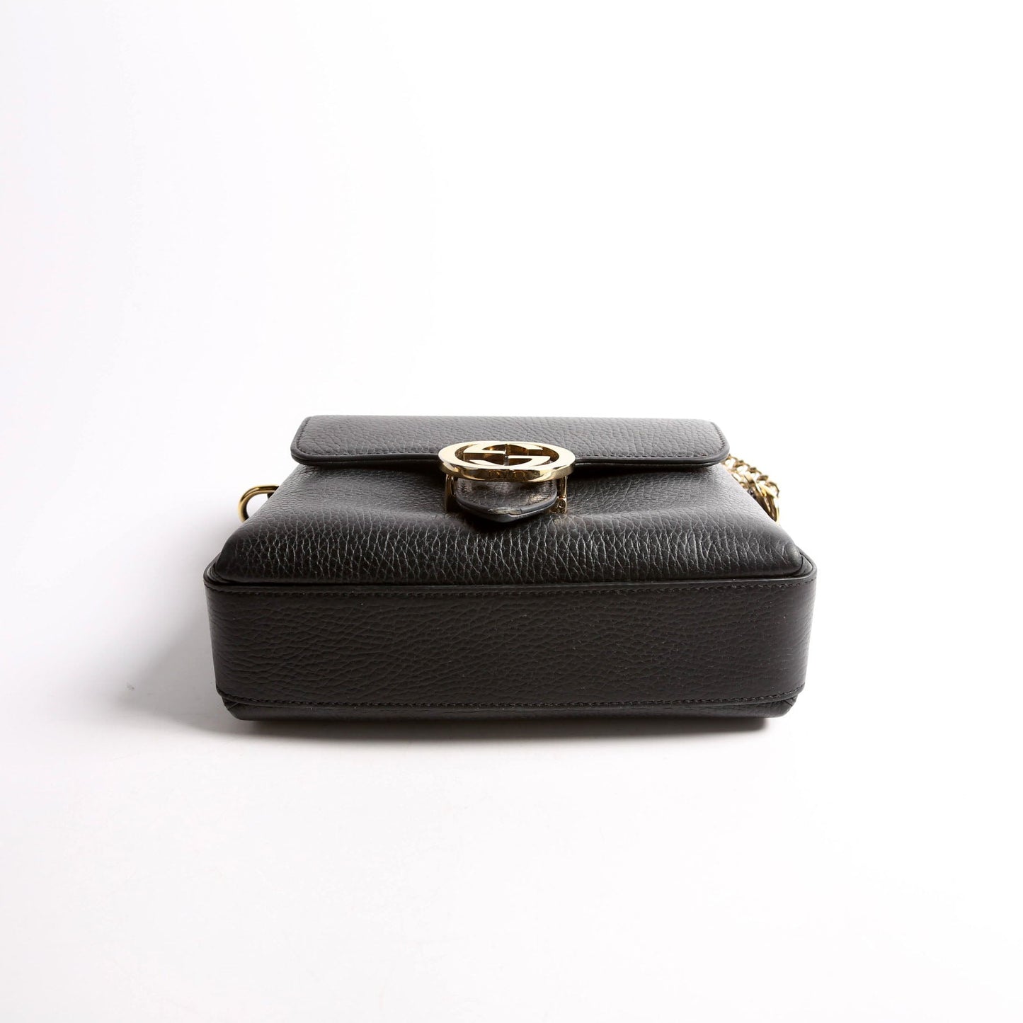 607720 Interlocking Small Crossbody Black