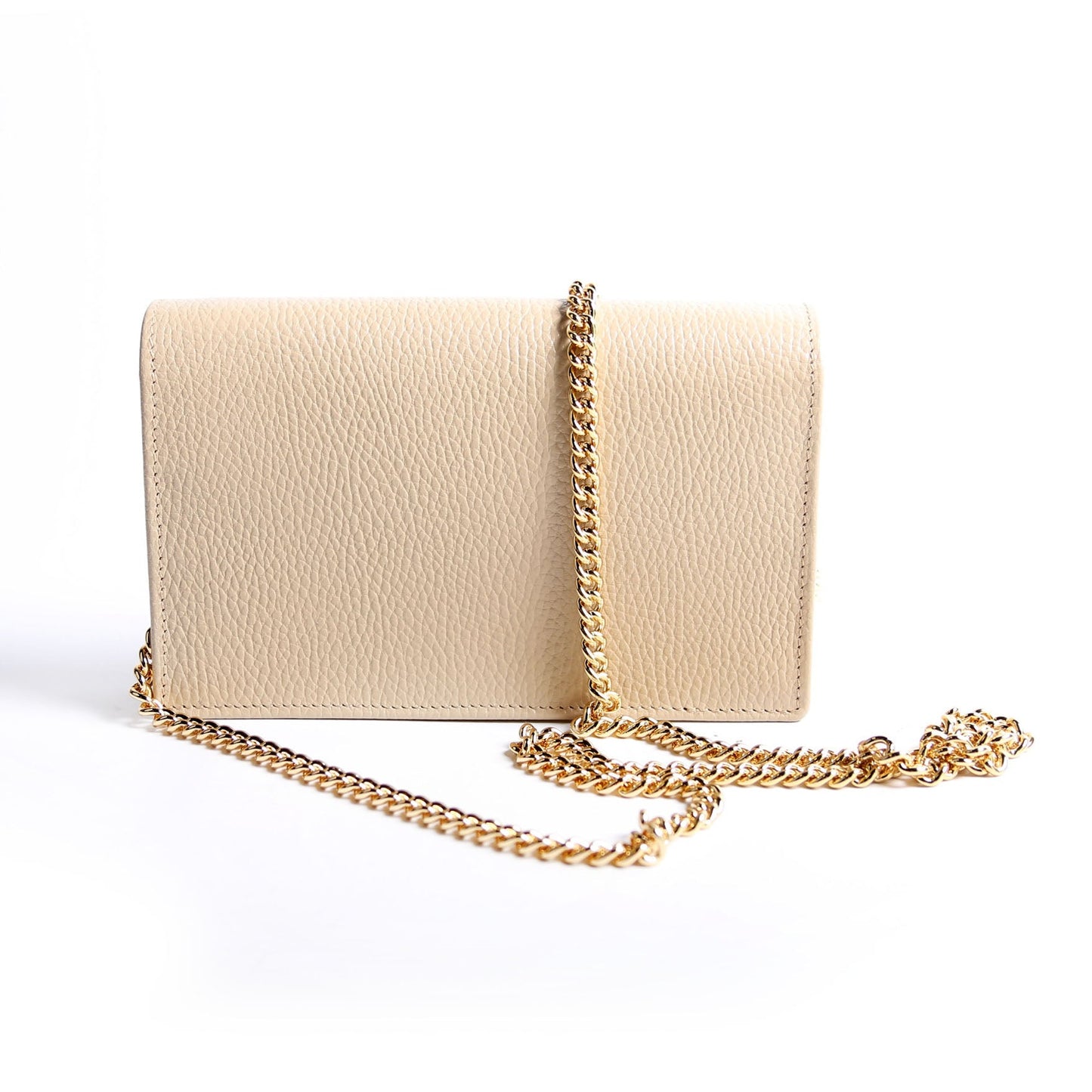 497985 Marmont Mini Chain Bag Taupe/Yellow