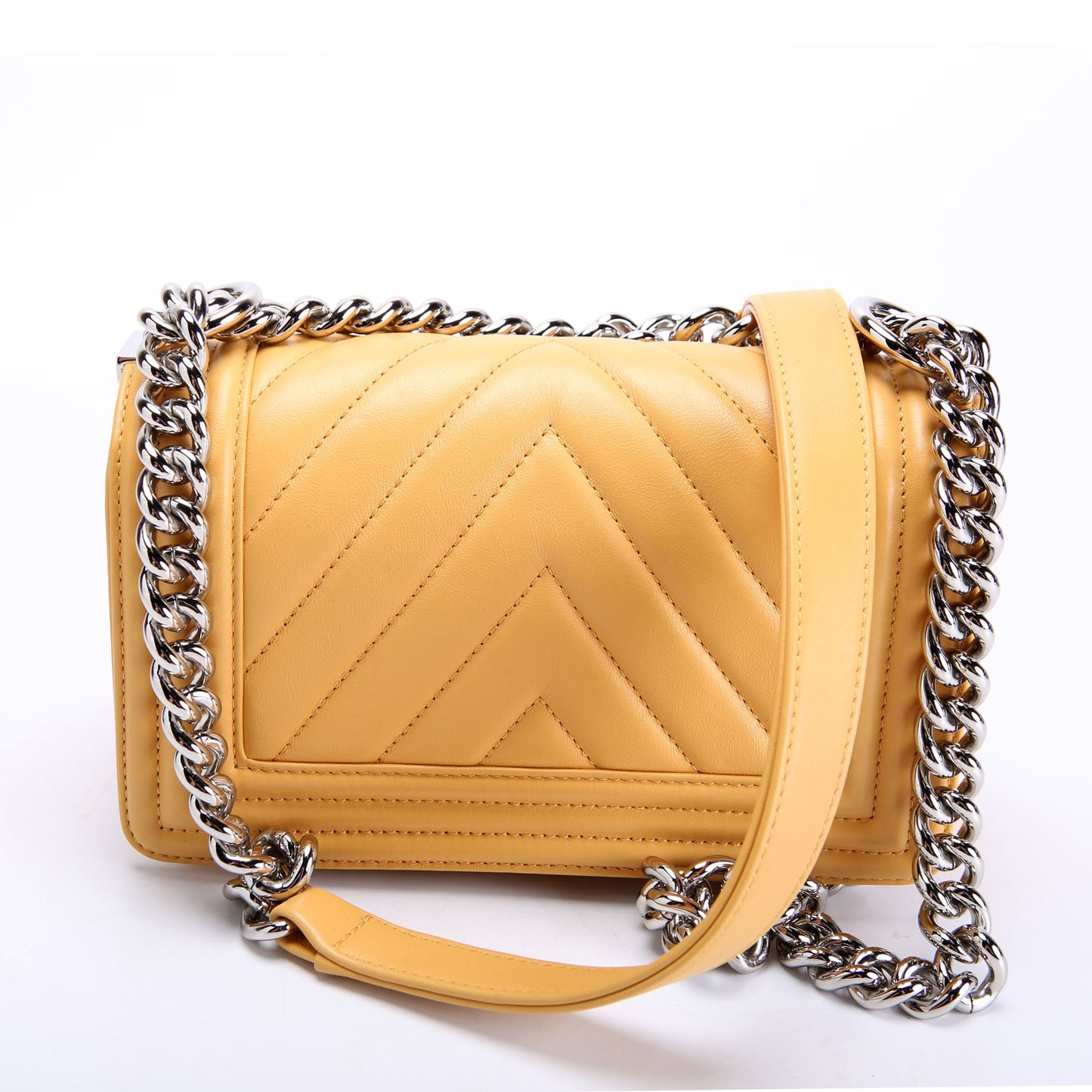 Boy Flap Small Chevron Calfskin 22M