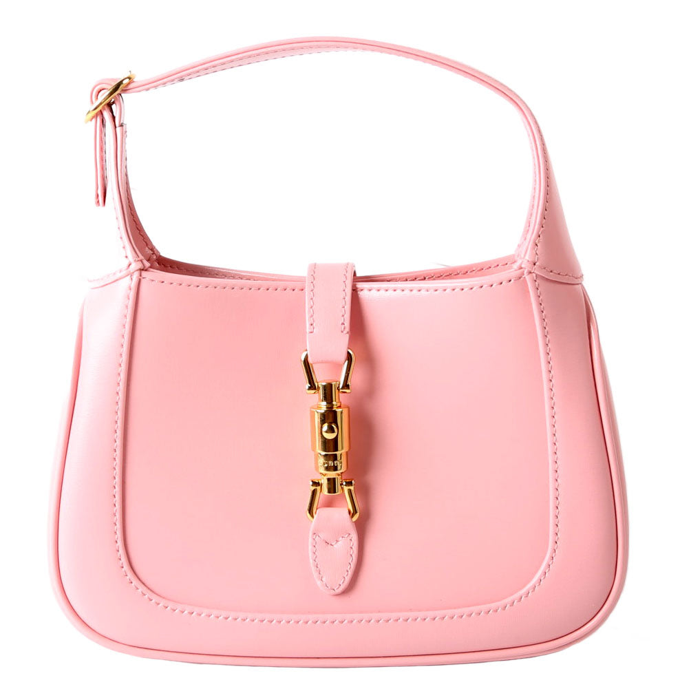637091 Jackie 1961 Mini Hobo Leather Pink