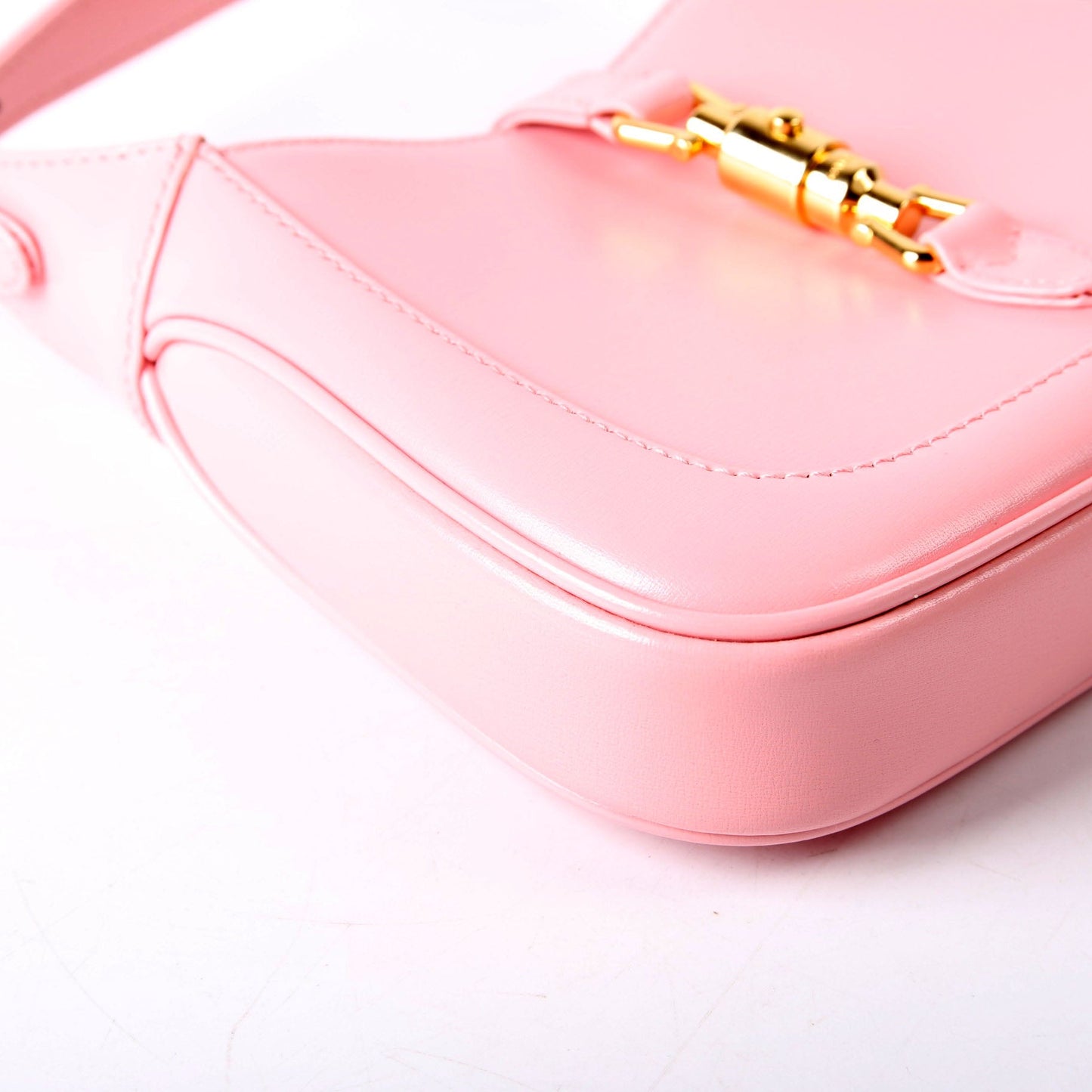 637091 Jackie 1961 Mini Hobo Leather Pink