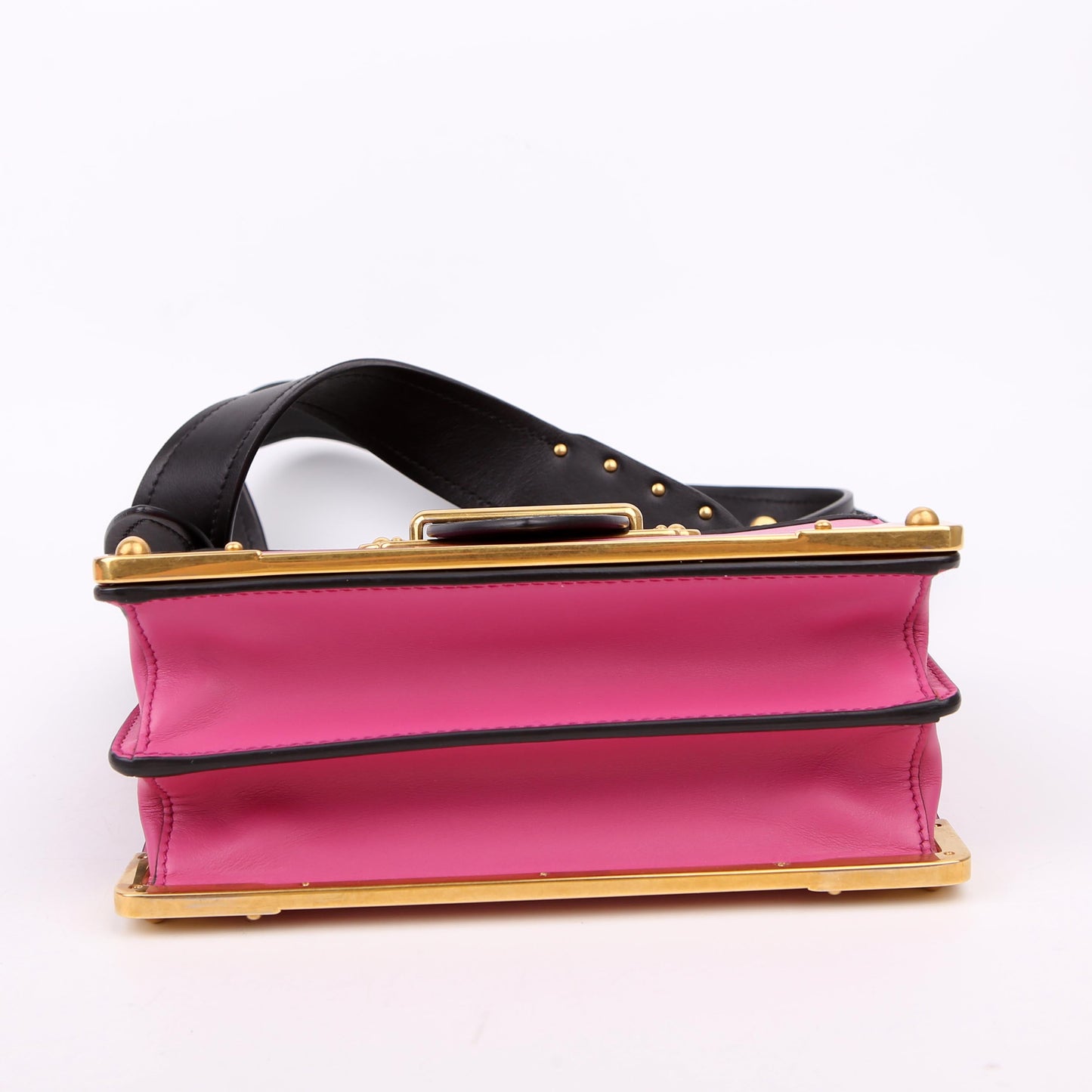 1BD045 Cahier Small Calfskin/Saffiano Pink