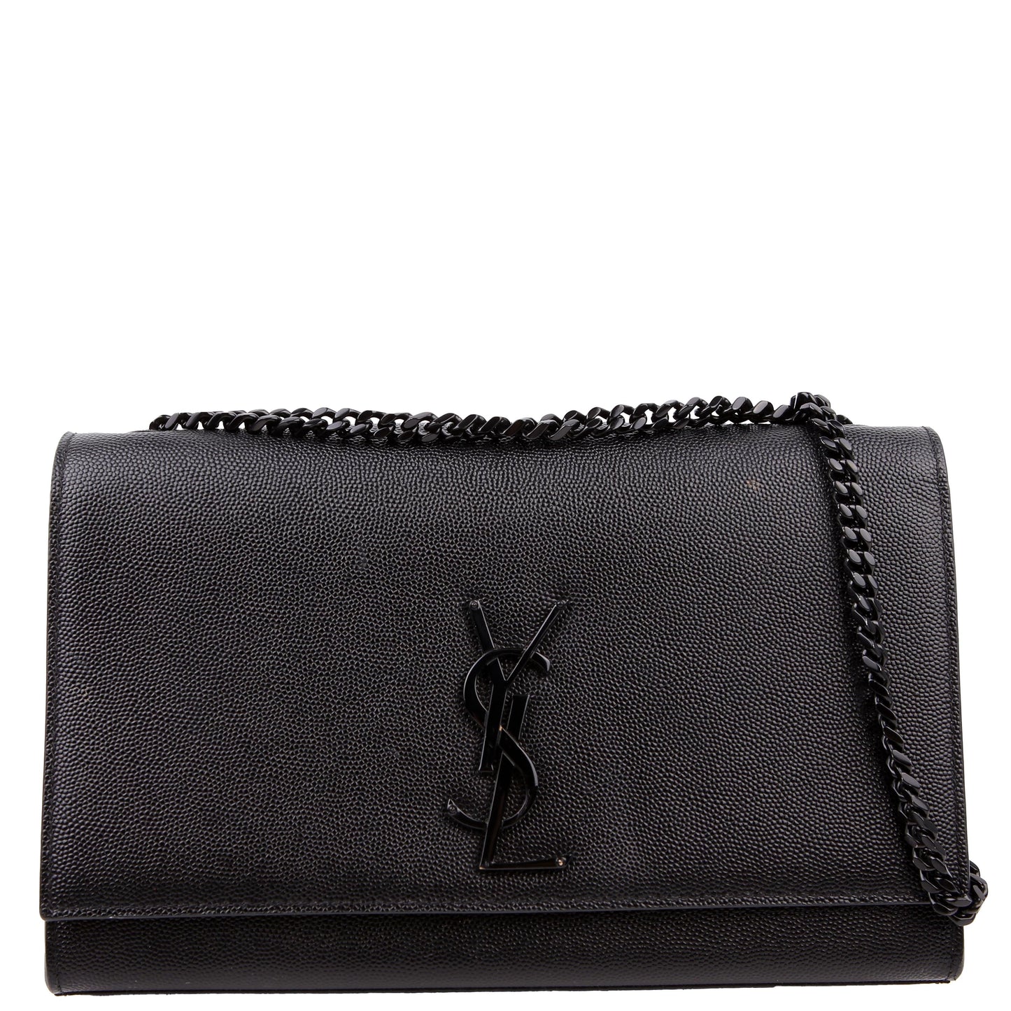 Kate Satchel Grain Medium Black