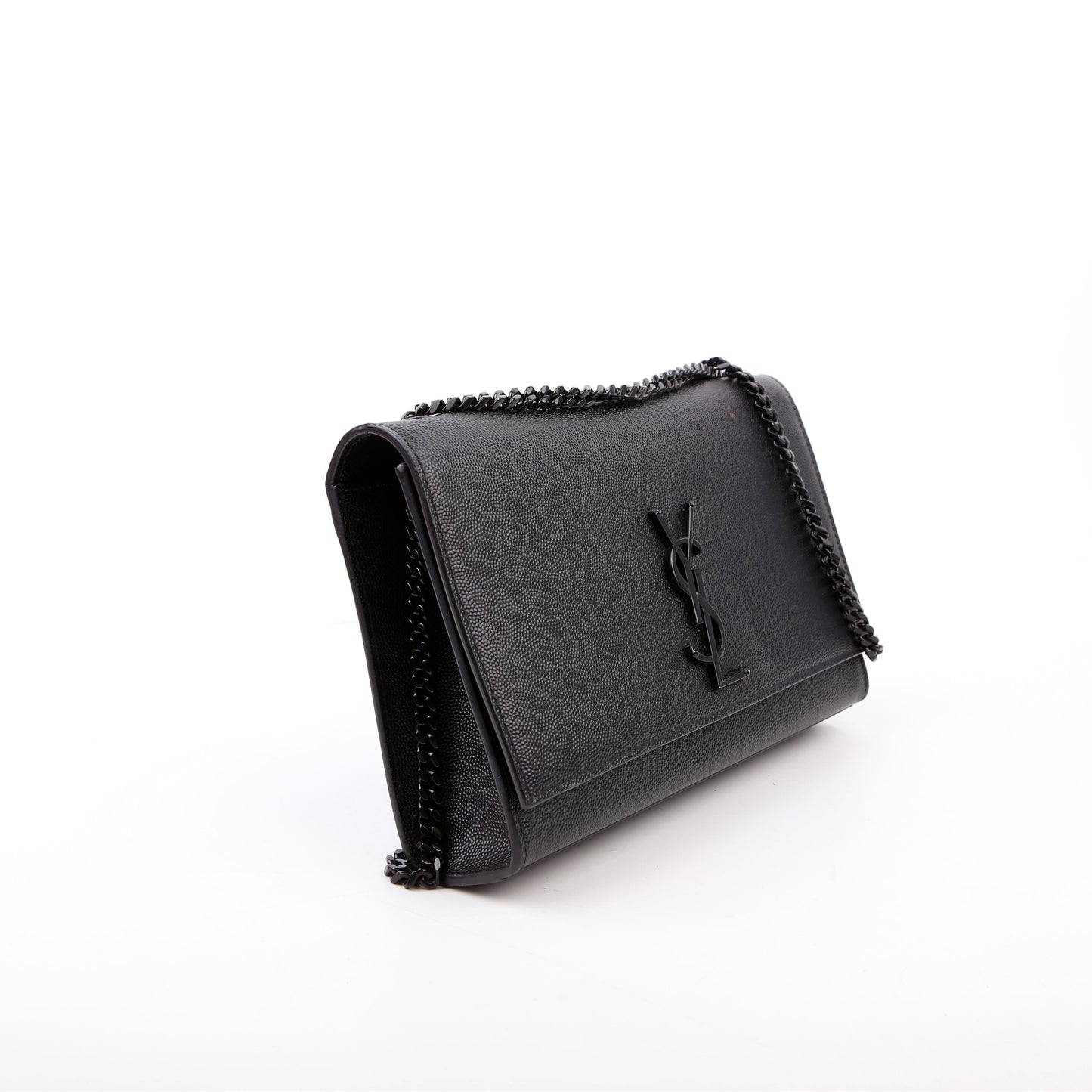 Kate Satchel Grain Medium Black