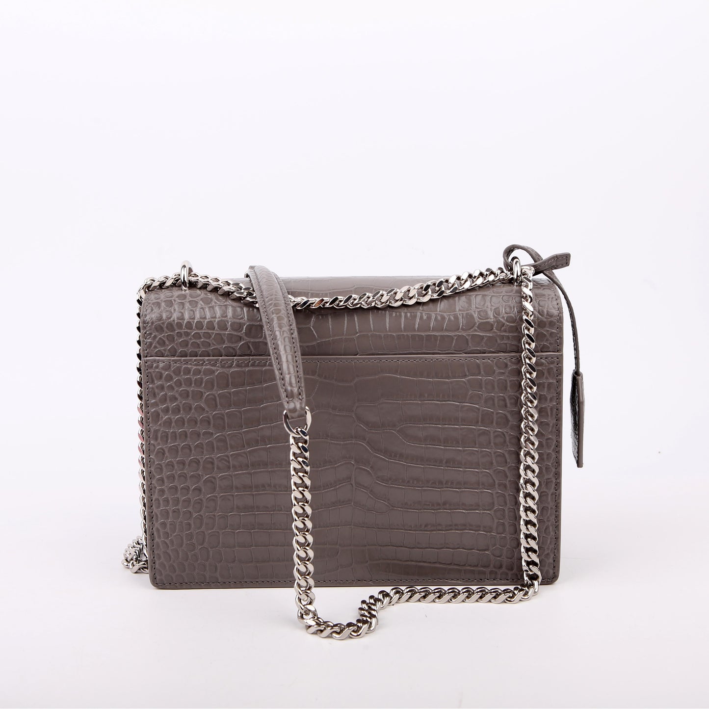 442906 Sunset Medium Croc Embossed Grey