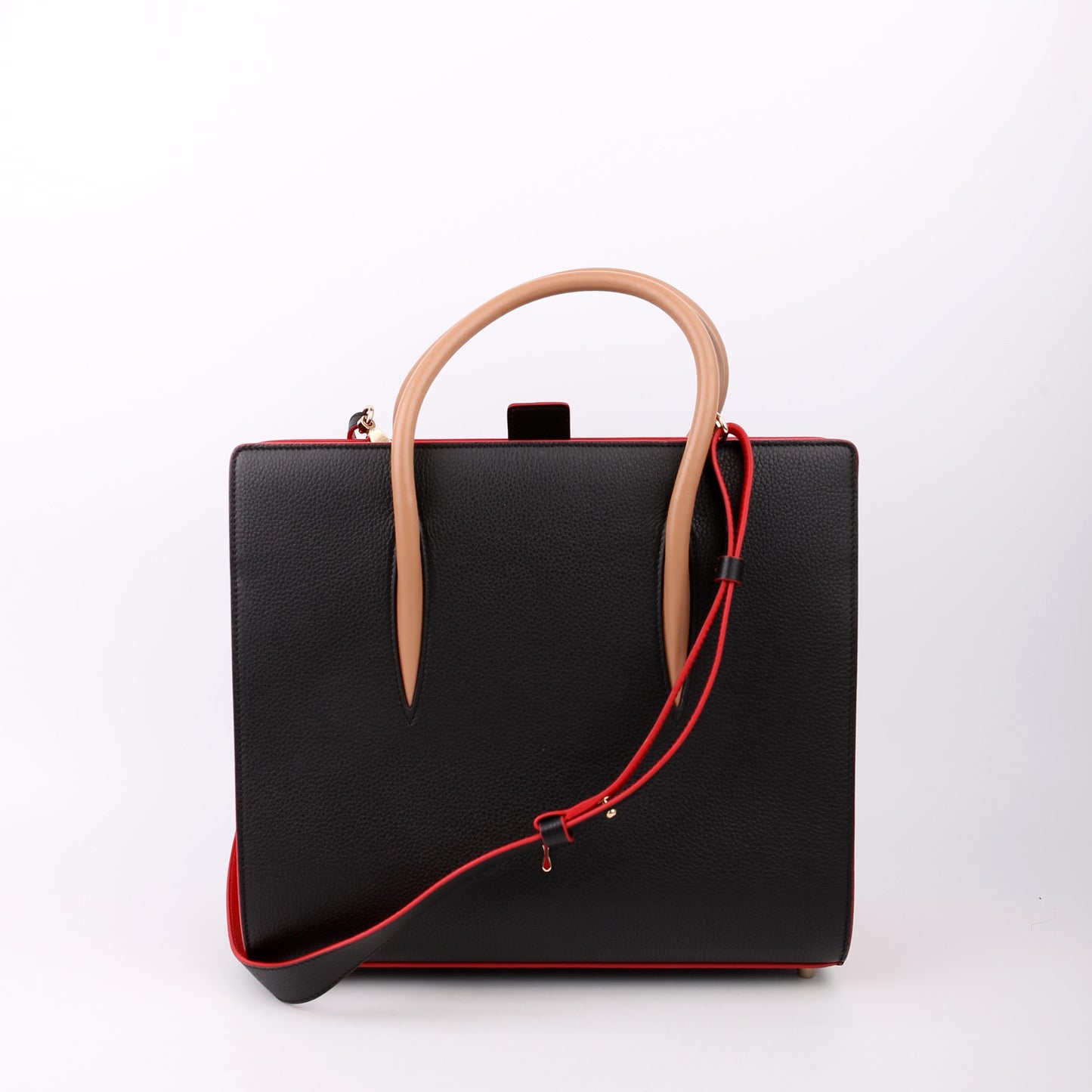 Paloma Medium Satchel Calfskin Spikes Loubinthesky