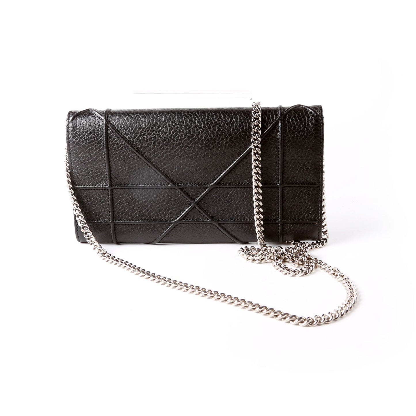 Diorama Wallet On A Chain Grain Calfskin