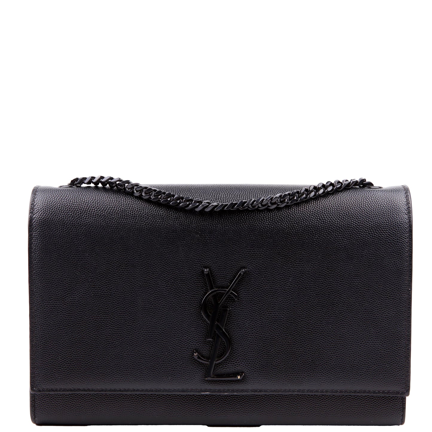 Kate Satchel Grain Medium Black