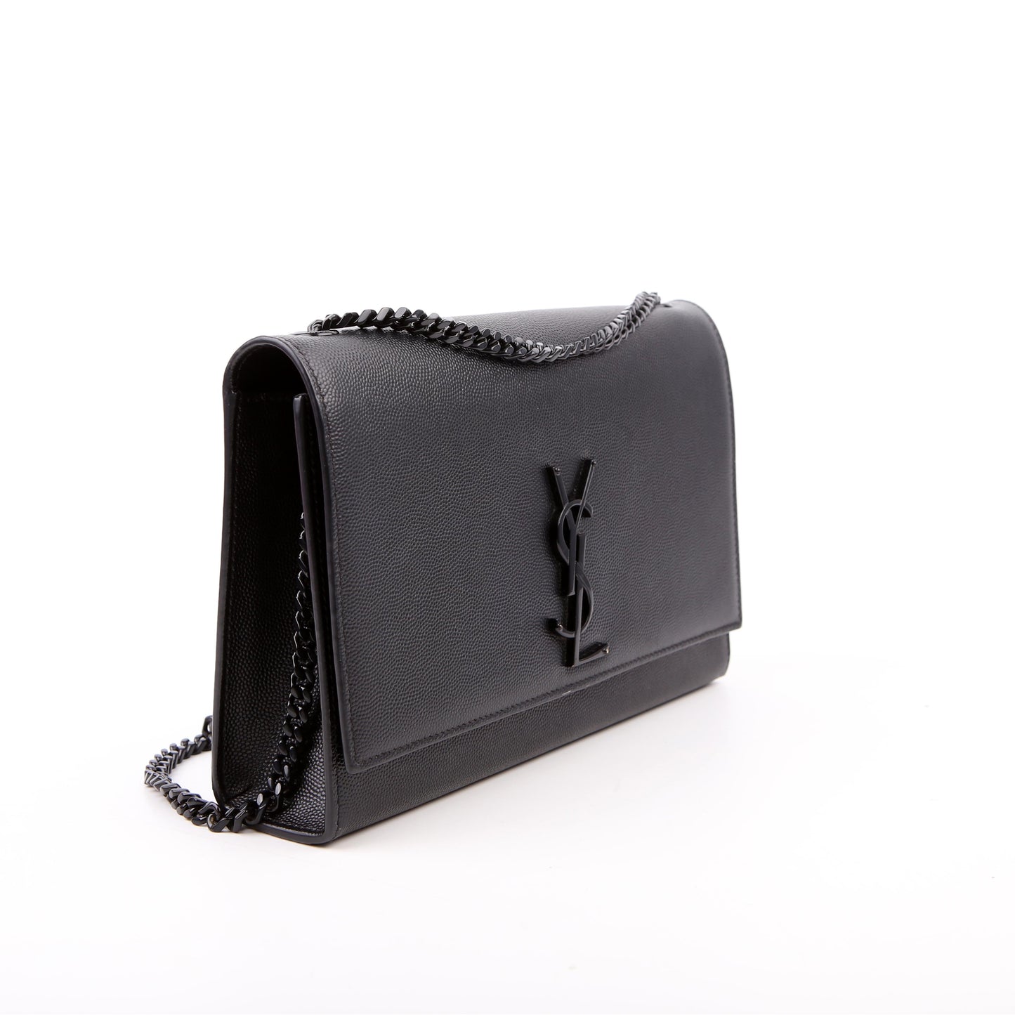 Kate Satchel Grain Medium Black