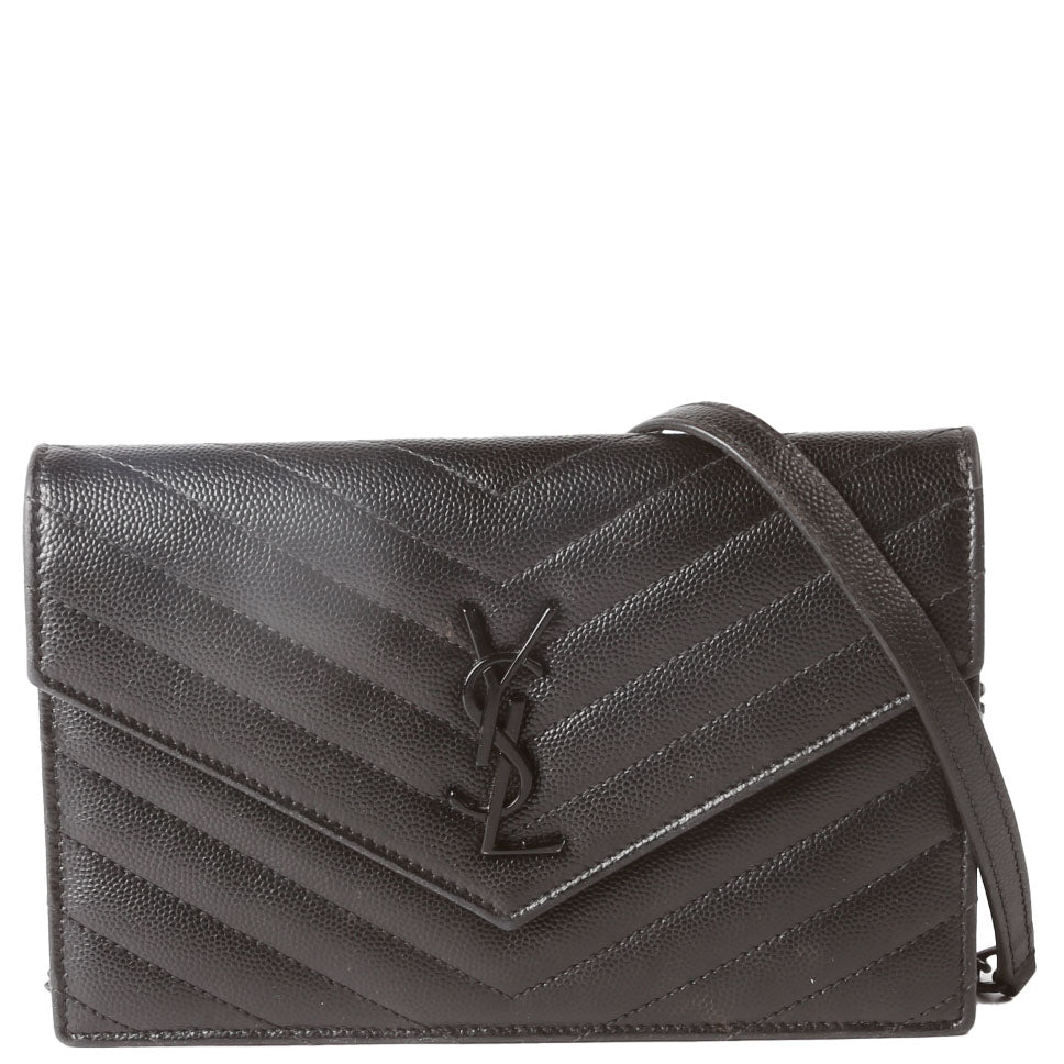 Envelope Chain Wallet 393953 Black