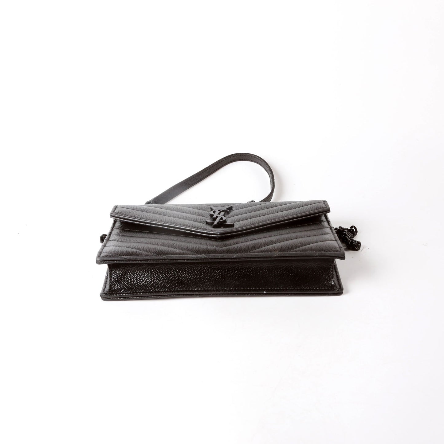 Envelope Chain Wallet 393953 Black