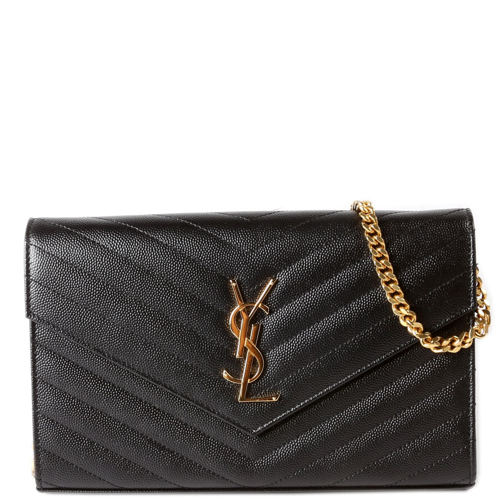 Grain De Poudre Chain Wallet 377828 Black