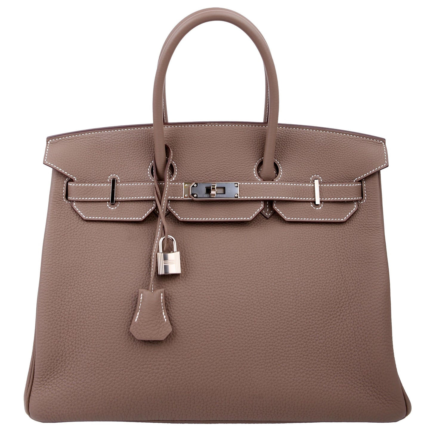 Birkin 35 Togo Etoupe/Palladium 2019