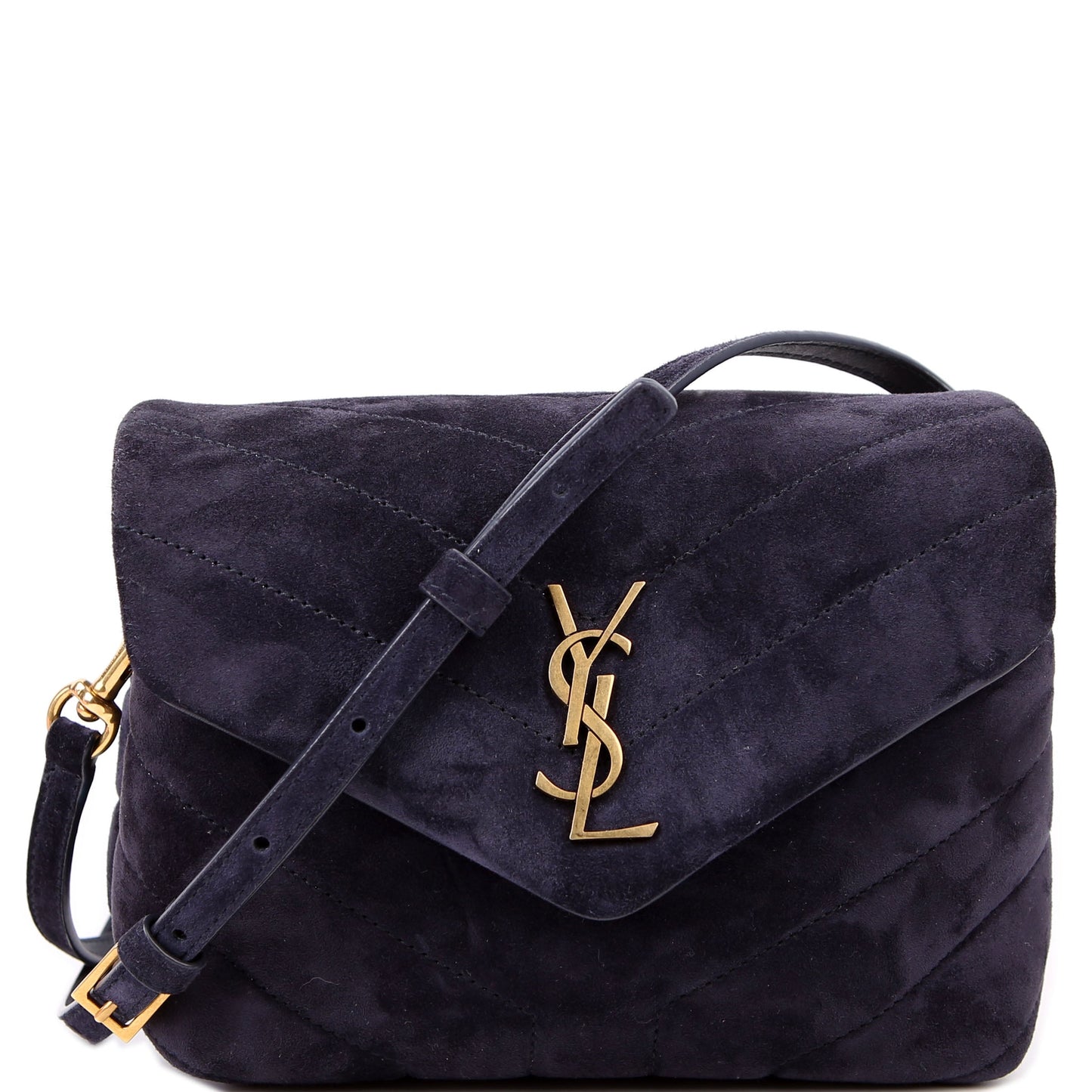 Loulou Suede Satchel Toy Crossbody 678401 Nacy