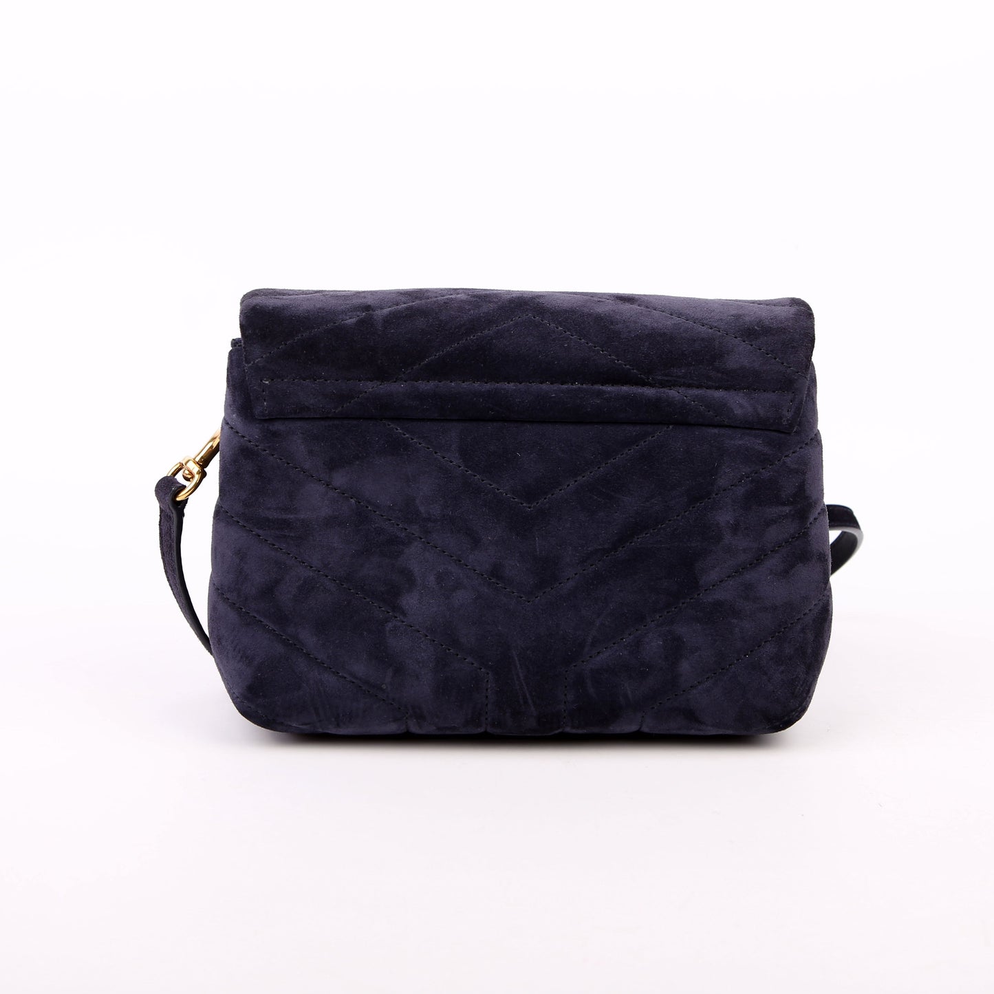 Loulou Suede Satchel Toy Crossbody 678401 Nacy