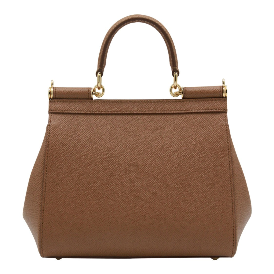 Dolce & Gabbana Trapezoidal Handbag With Gold-Tone Hardware