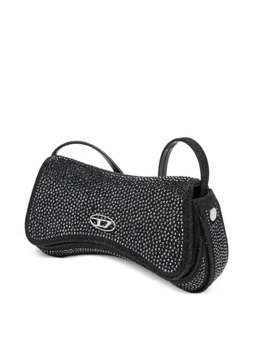 Diesel Curved Black Handbag