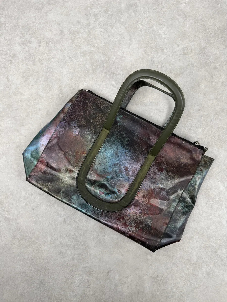1995 Jean Paul Gaultier Evolution World Eroded Handle Bag