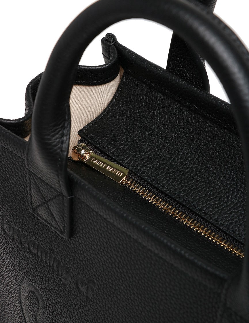 Mc2 Saint Barth Rectangular Tote Bag With Embossed Branding And Adjustable Strap