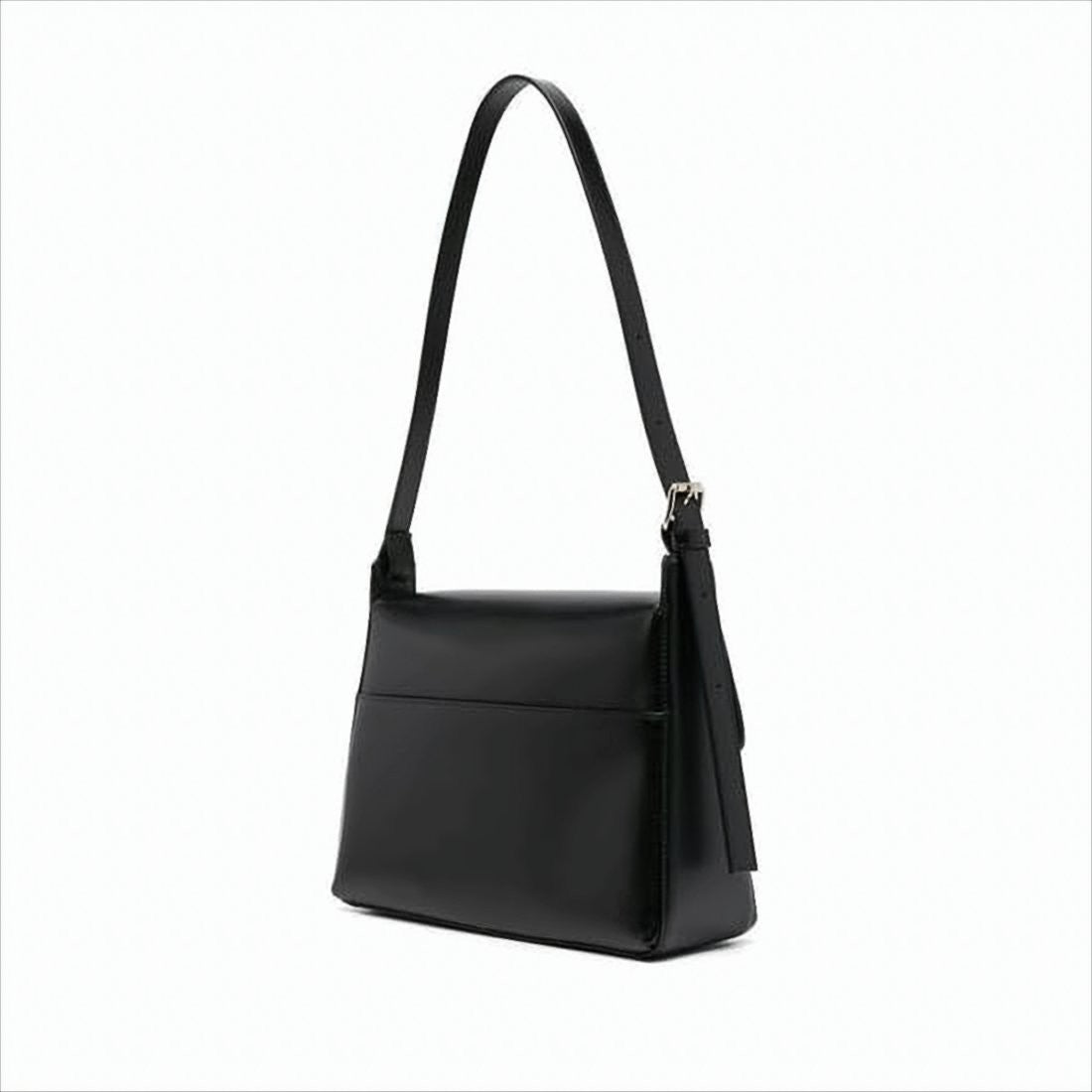 A.P.C. Structured Shoulder Bag With Flap Closure