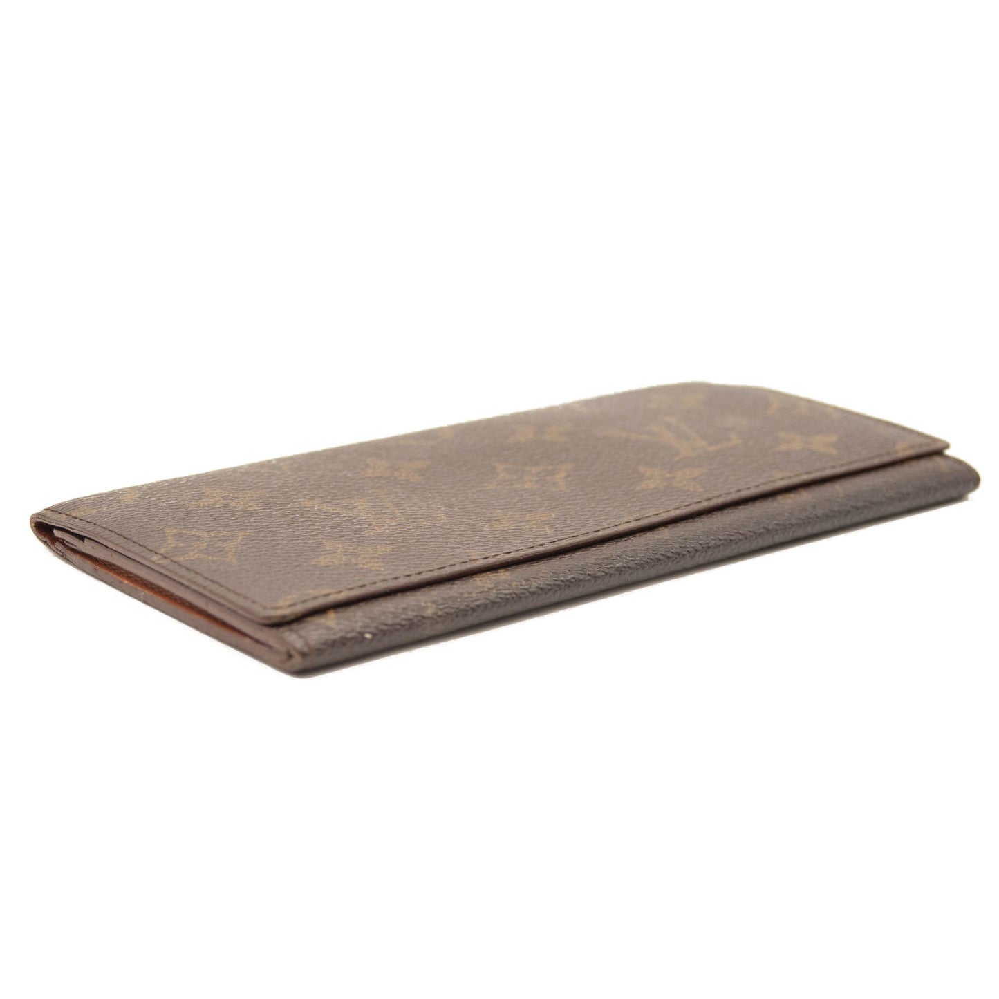 Used Louis Vuitton Monogram Porte Yen 3 Cartes Credit Wallet CA0946 1996